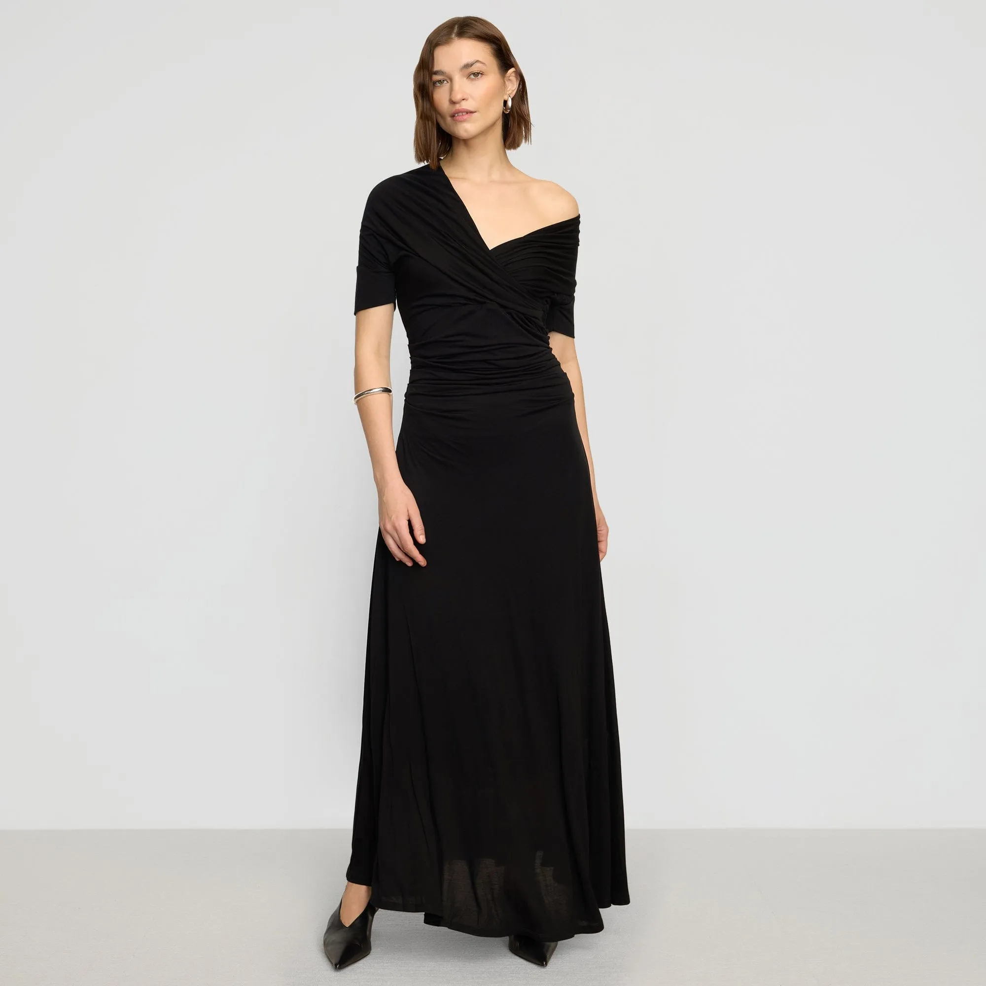 Thilda Ruched Off-Shoulder Dress Light Silhouette