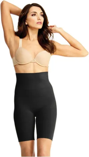 SlimMe High Waisted Thigh Shapewear Shorts, High Waisted Shapewear Tummy Control Shorts, Sizes S - Q2
