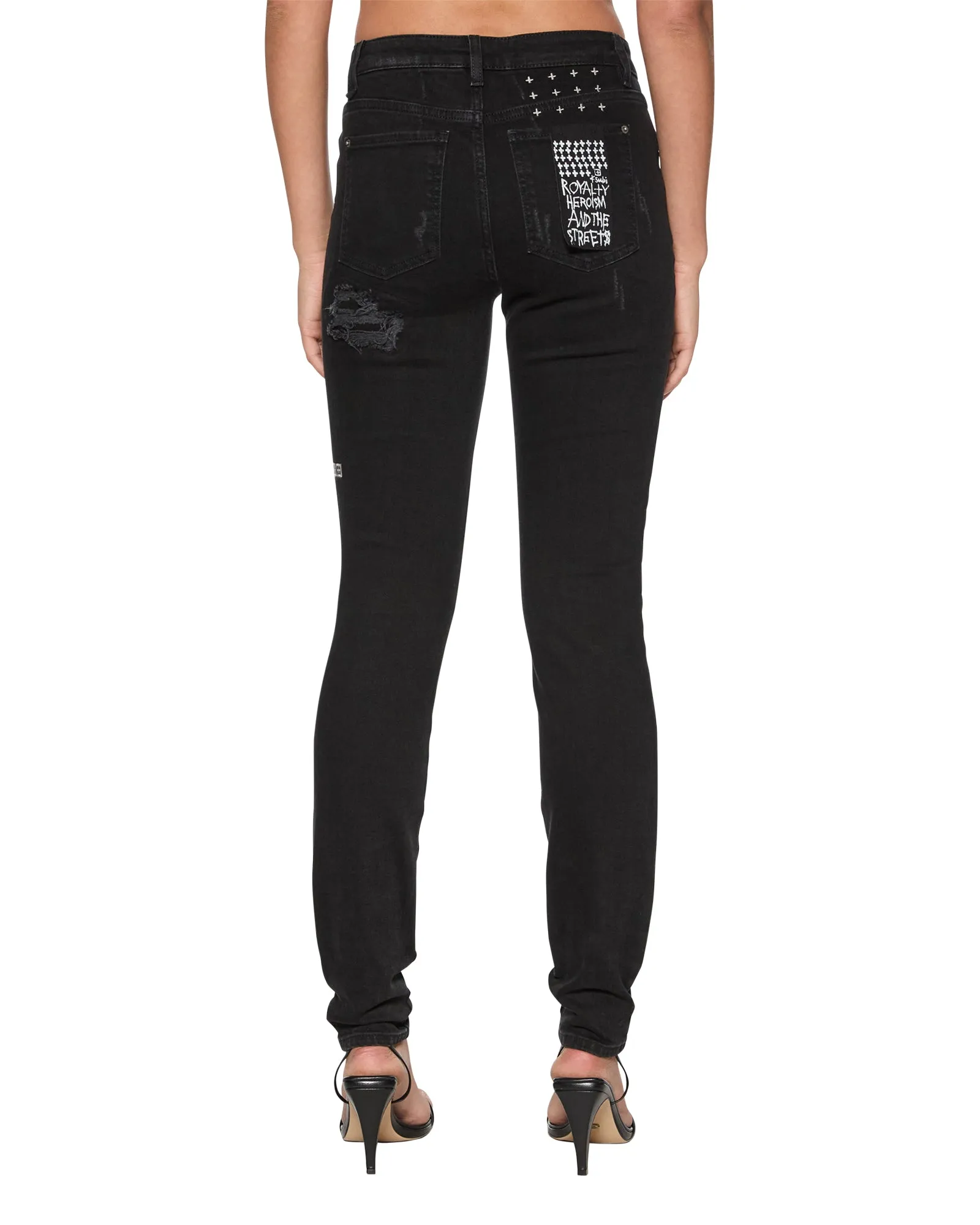 SPRAY ON XTRA BONEYARD BLACK Soft Core Slim Holiday Vibes Teen Outfit
