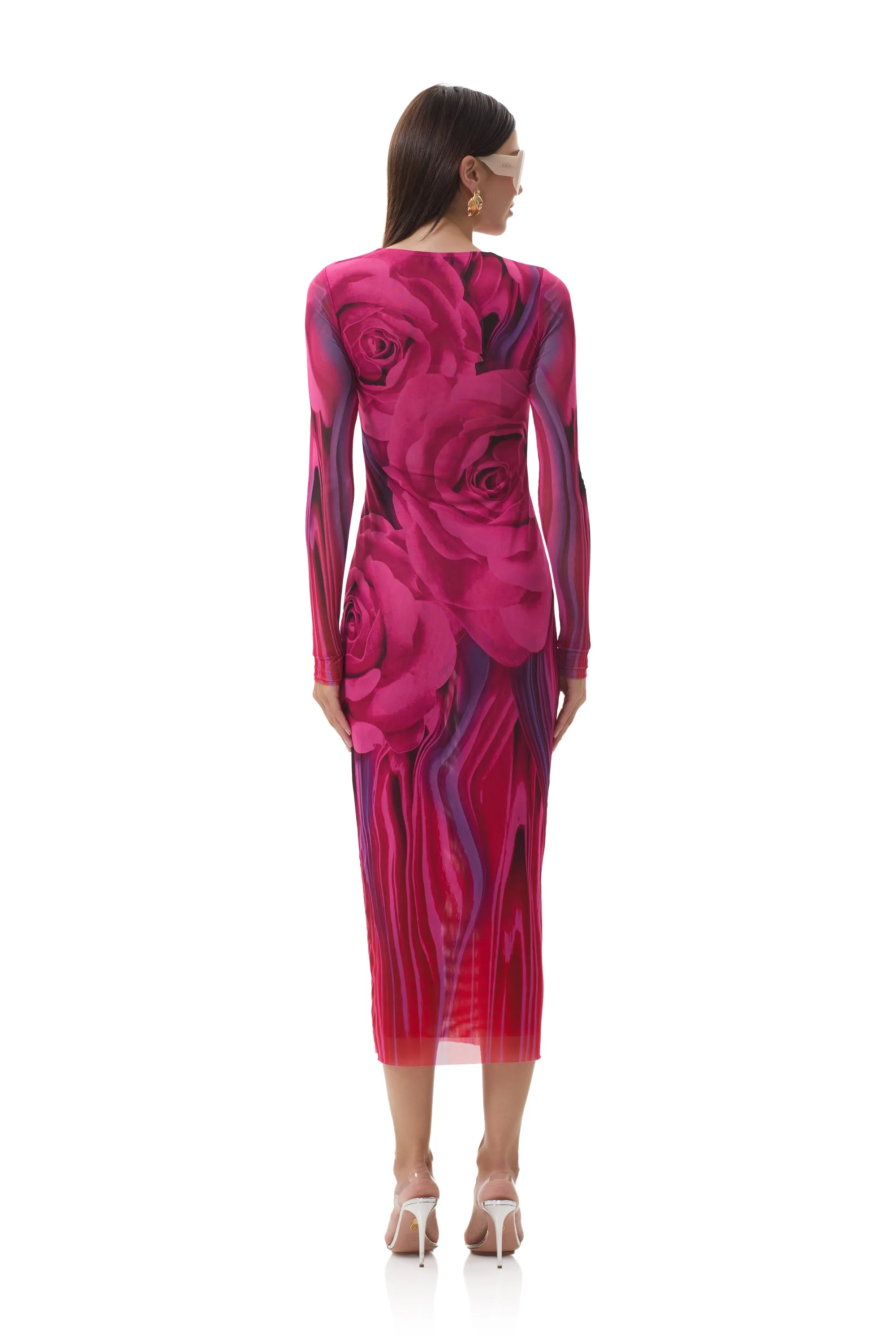 Cambria Dress - Fuchsia Rose Sleek Motion