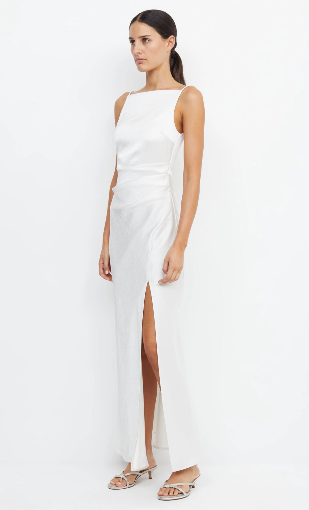 THE DREAMER MAXI DRESS - IVORY Soft-touch