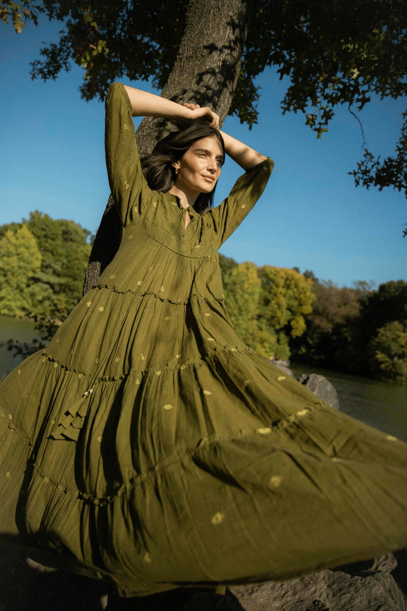 Casandra Dress Green Trendy Vibe All Fitwear