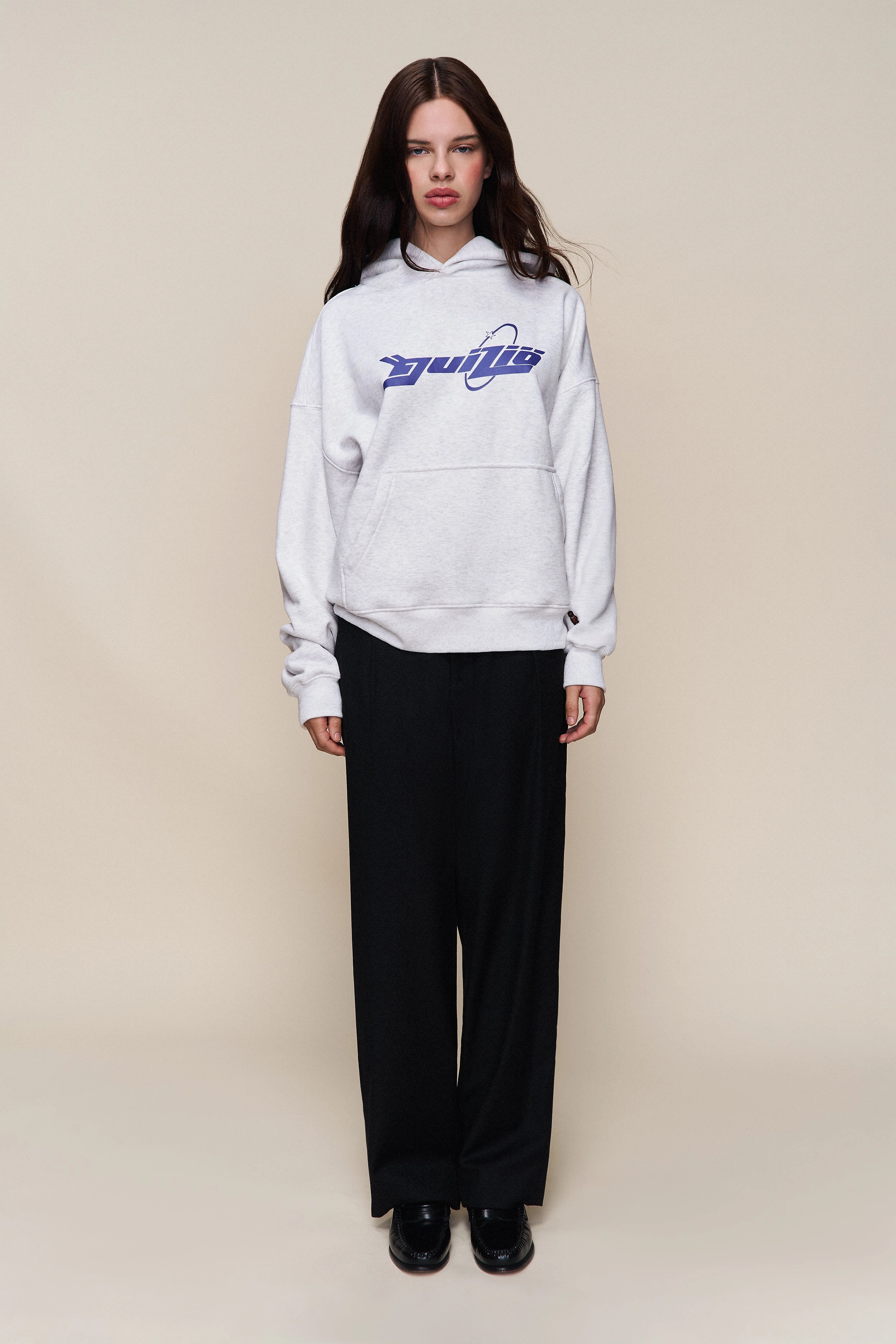 Layered Look Guizio Pullover Hoodie