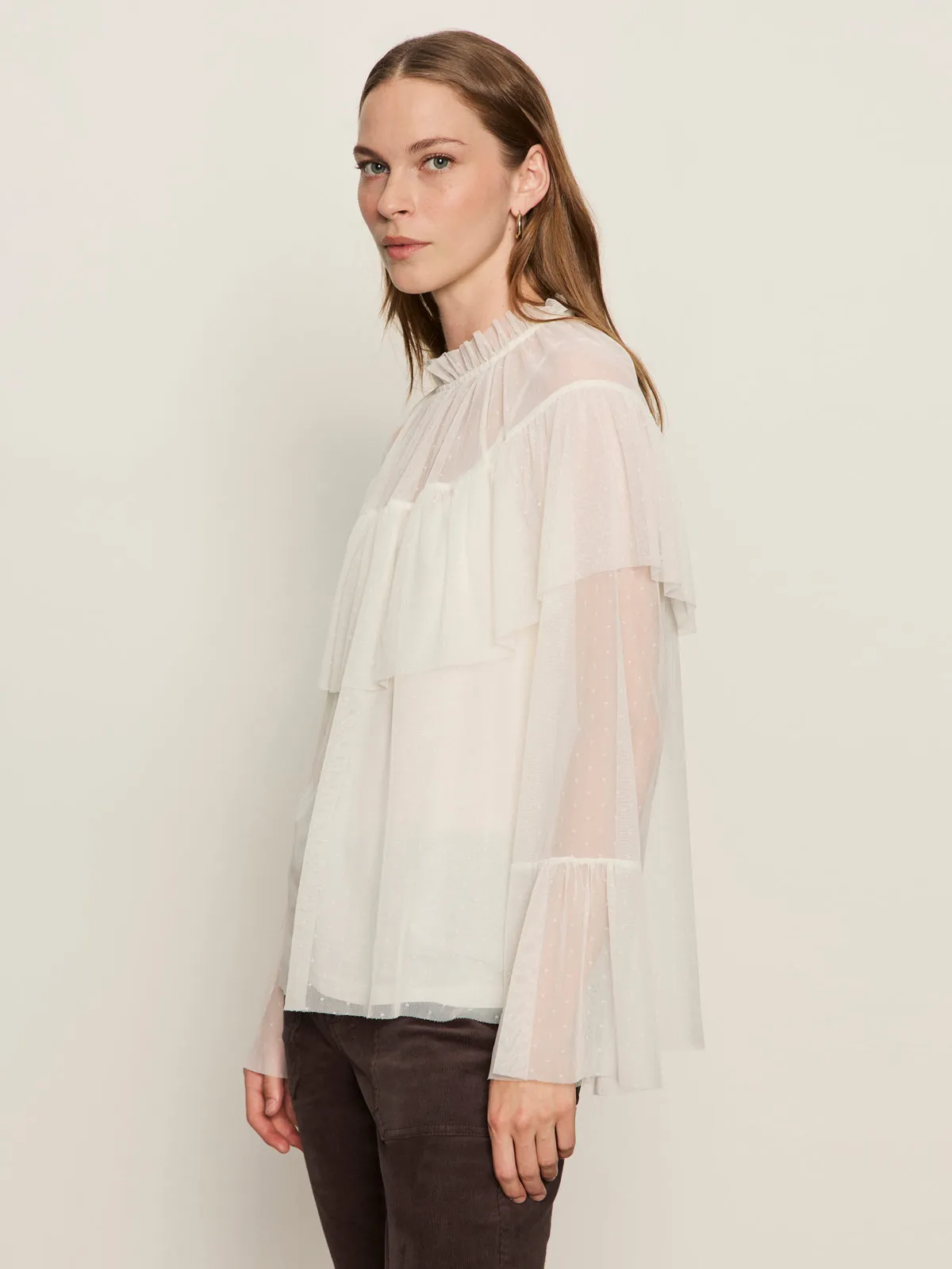 Soft Layer The Ethereal Blouse Chalk