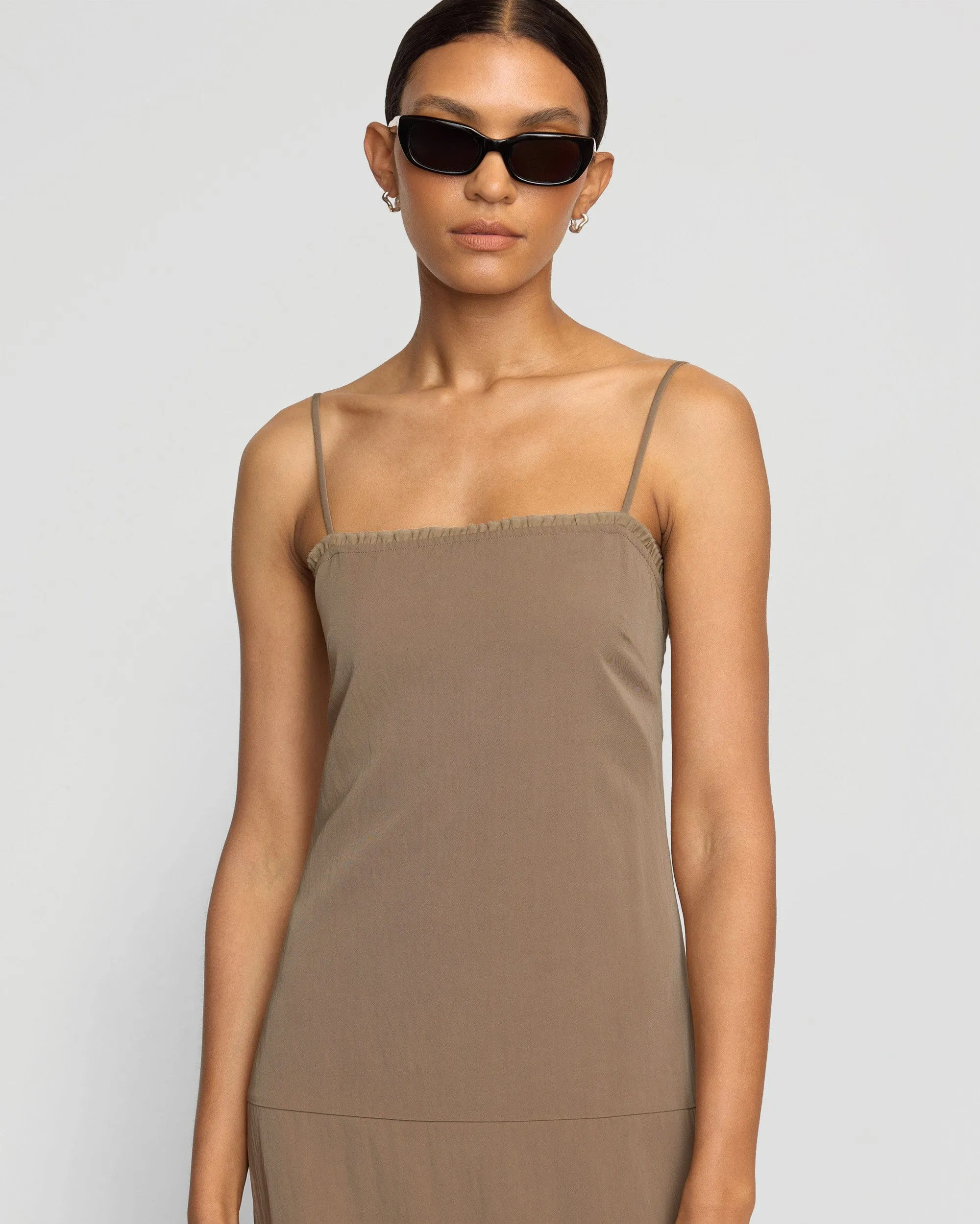 Lisette Square-Neck Cami Dress Effortless weekend dress