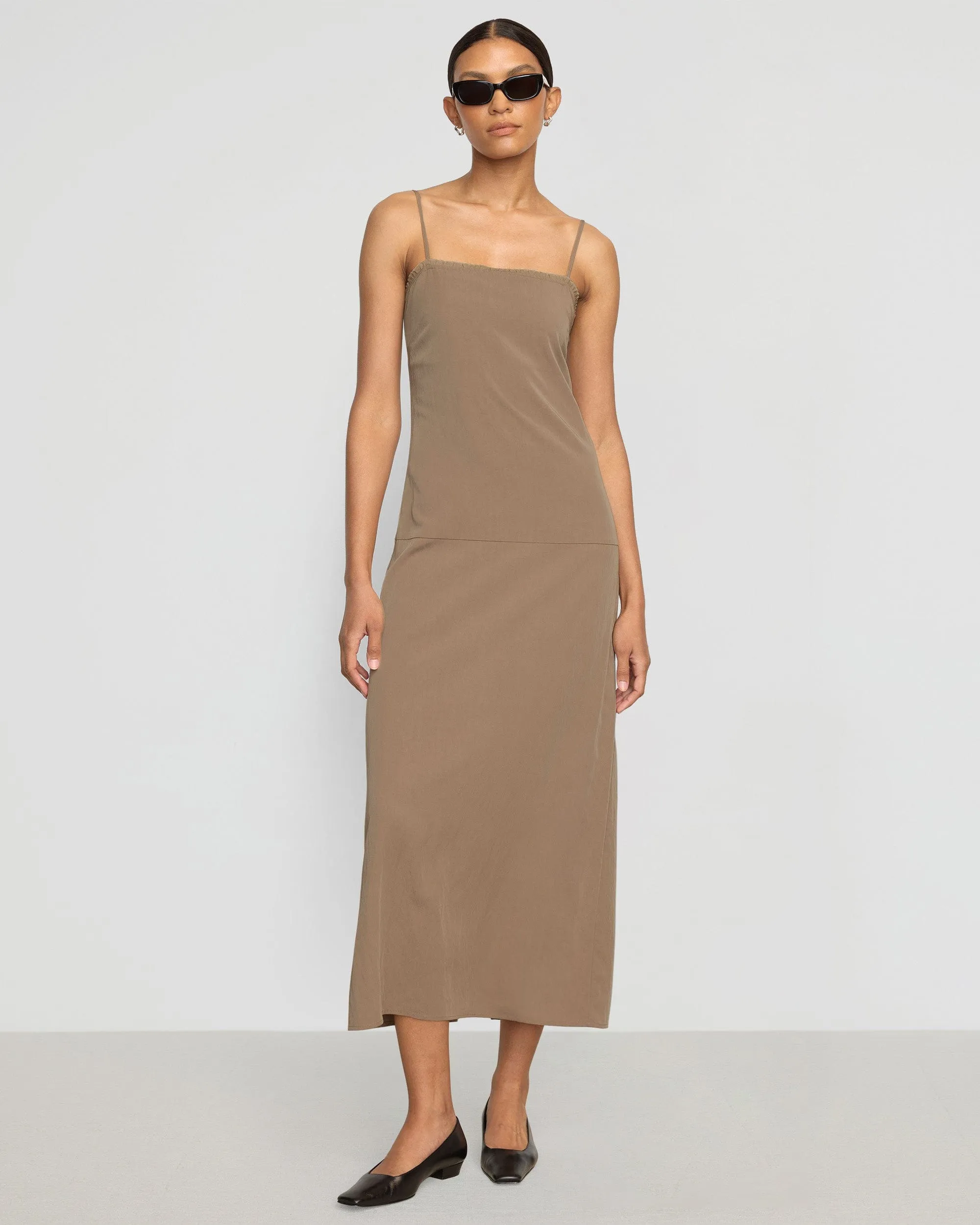 Sculpted Form Casual event dress Lisette Square-Neck Cami Dress