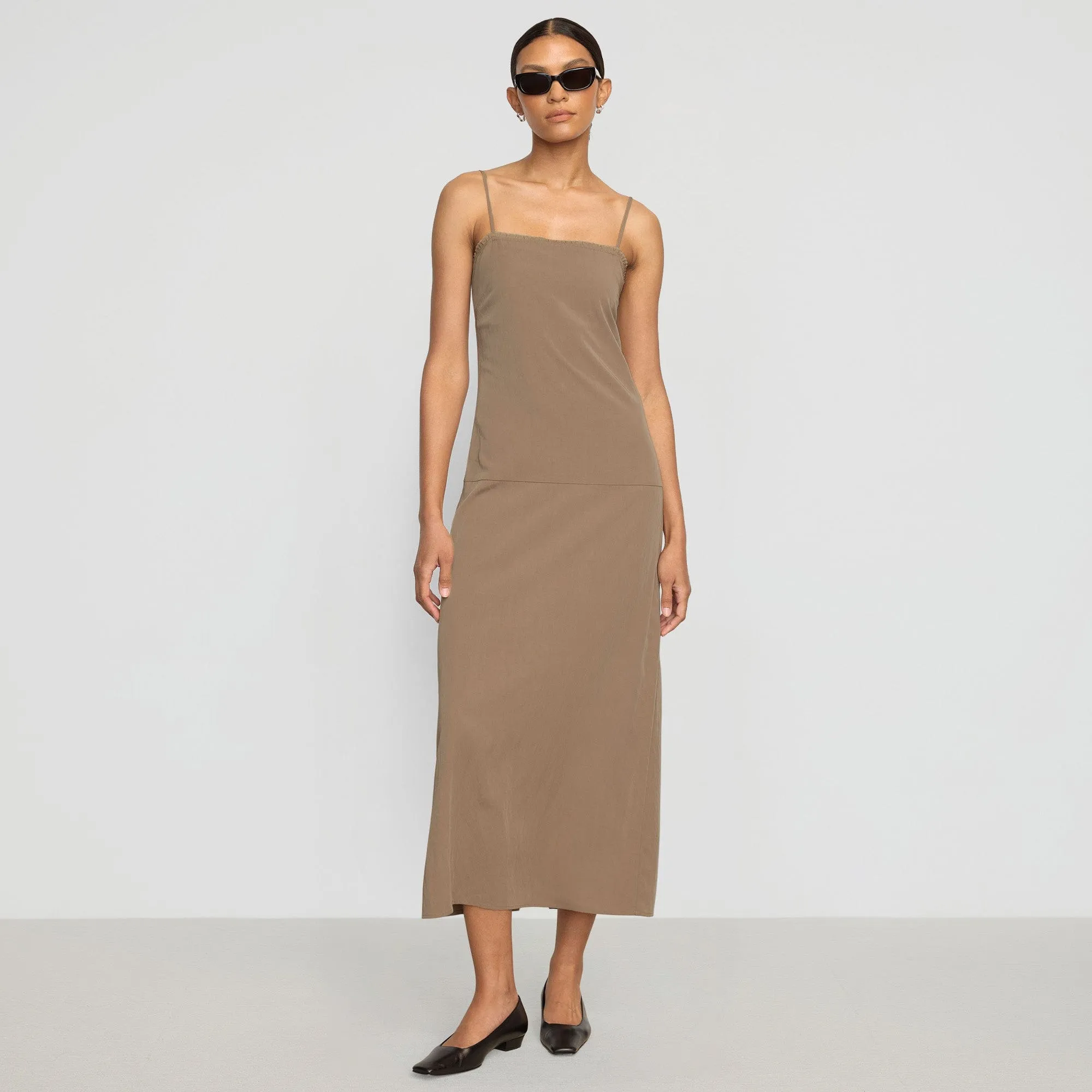 Lisette Square-Neck Cami Dress relaxed shape