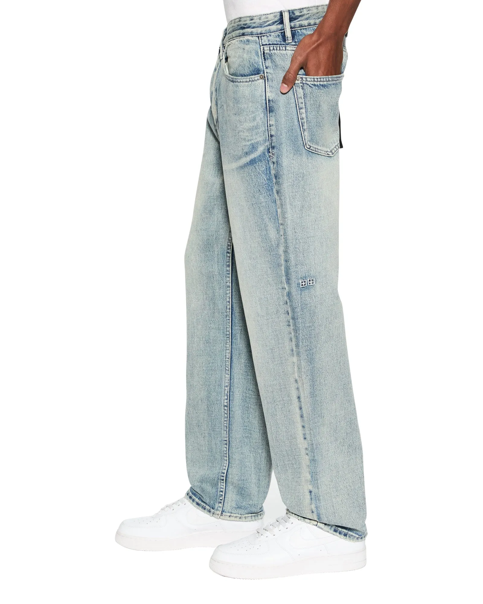 Relaxed Fit Waist ANTI K PUNK BLUE