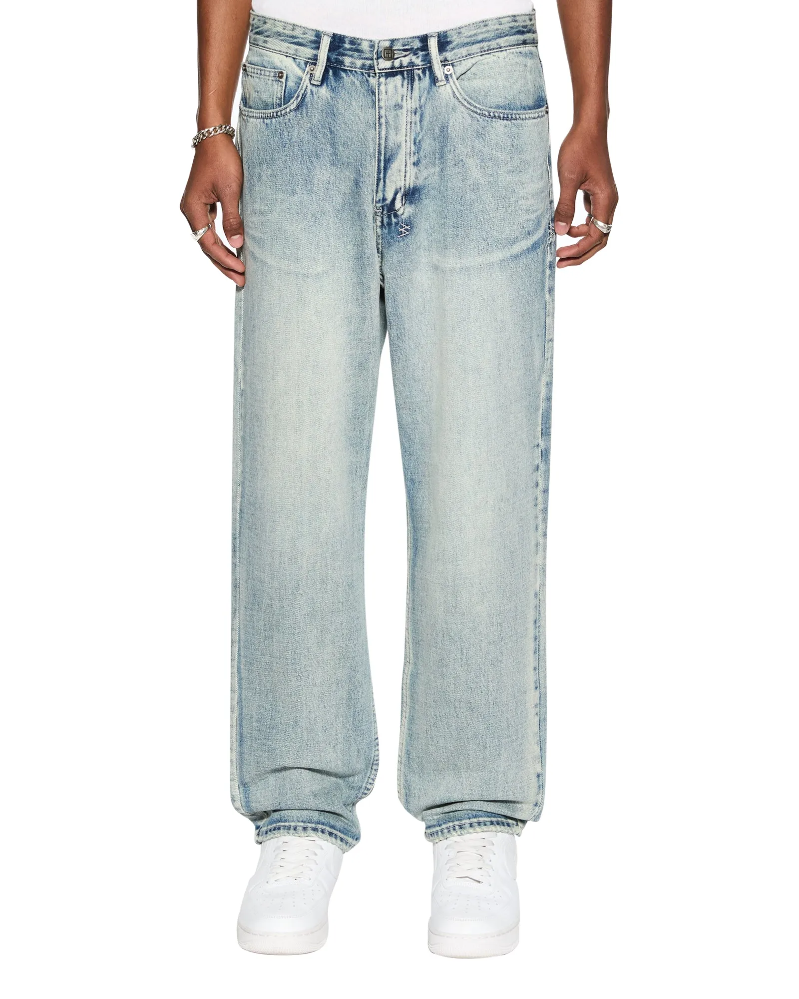 Low Maintenance Denim Durable Eco Friendly ANTI K PUNK BLUE