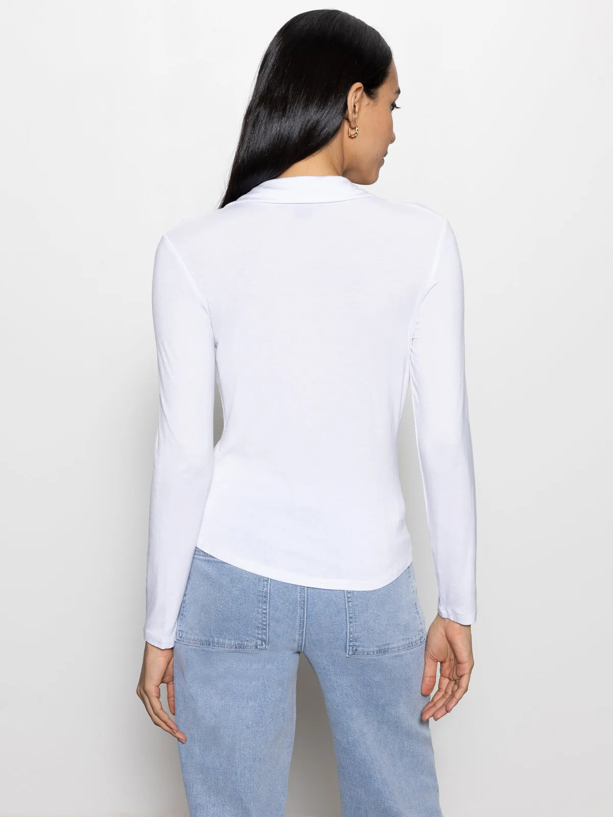 Light and Breathable Layering Options Dreamgirl Button Up Top White
