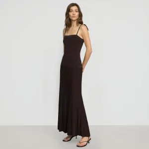 UV-Resistant Chan Ottoman-Knit Dress