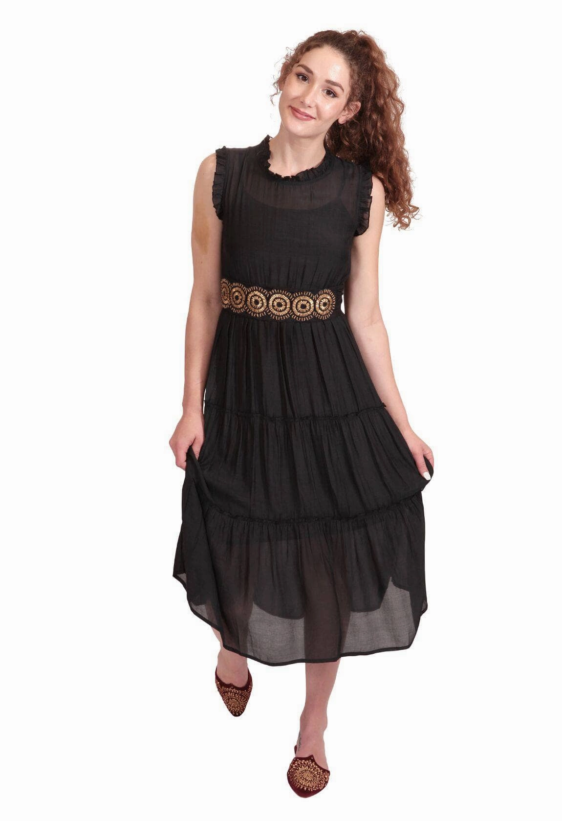 DELIA DRESS BLACK Durable-Fabric Perfect for Layering