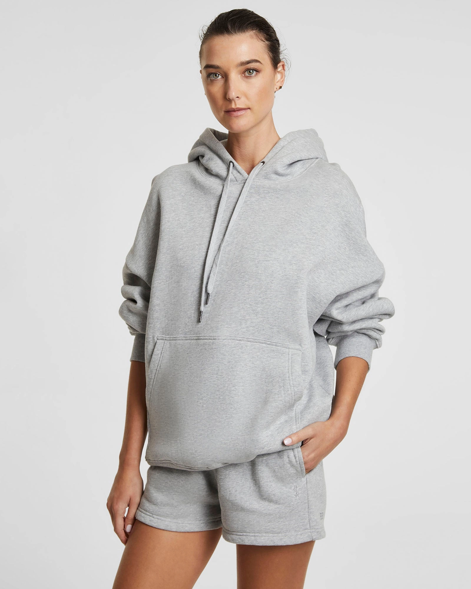 3 X 4 OH G HOODIE GREY MARL Shrinkage Control Treatment
