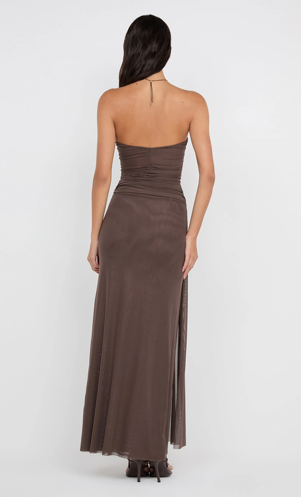 IDA STRAPLESS DRESS - MILK CHOCOLATE Boho Mood Coastal Chic