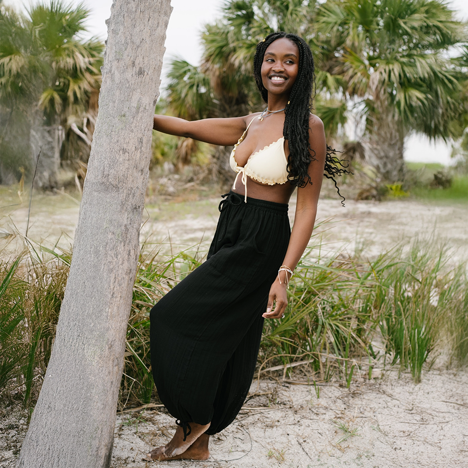 Cozy And Stylish Black Adventure Cargo Pants