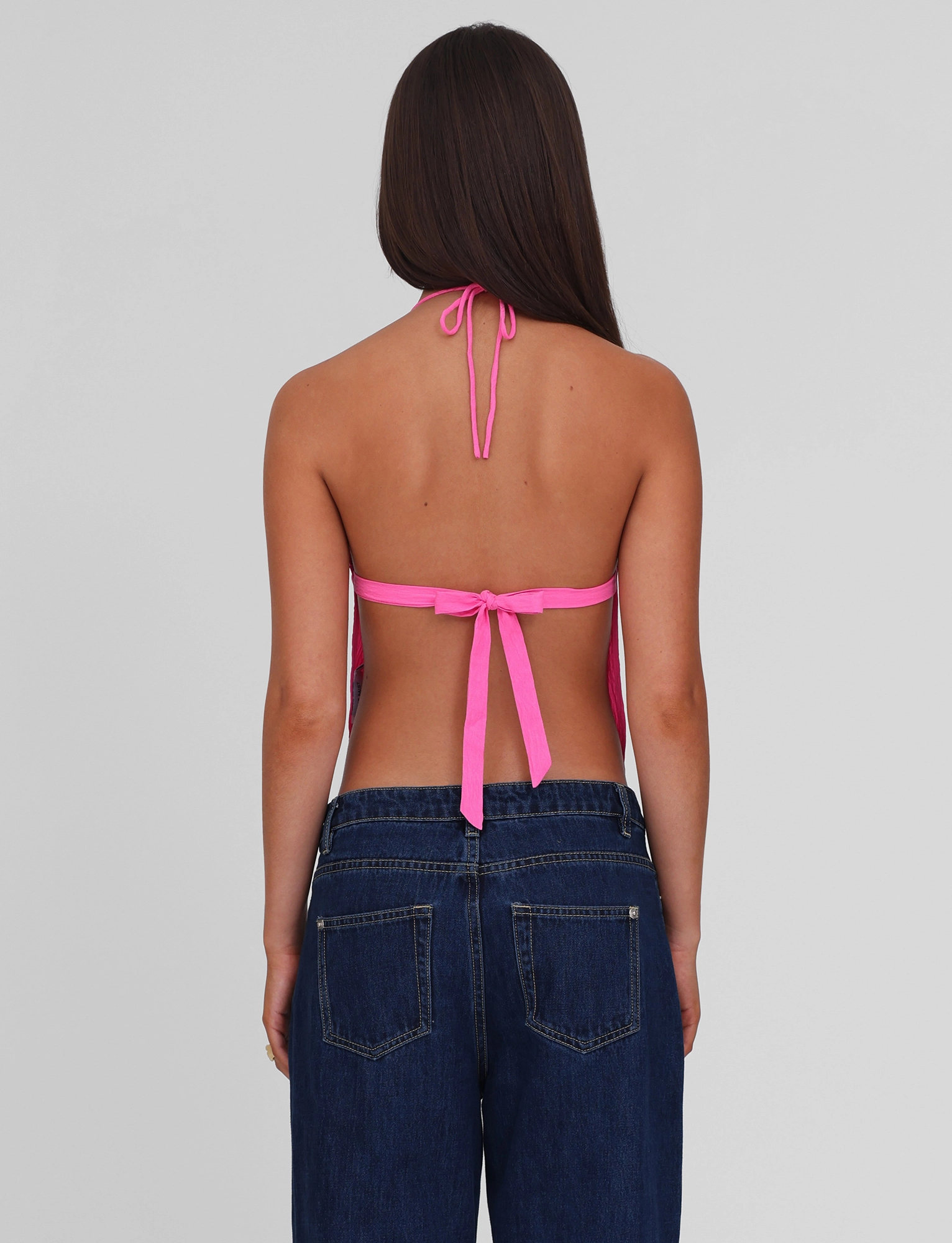 FrenchTerryTexture KAELAH TOP - HOT PINK