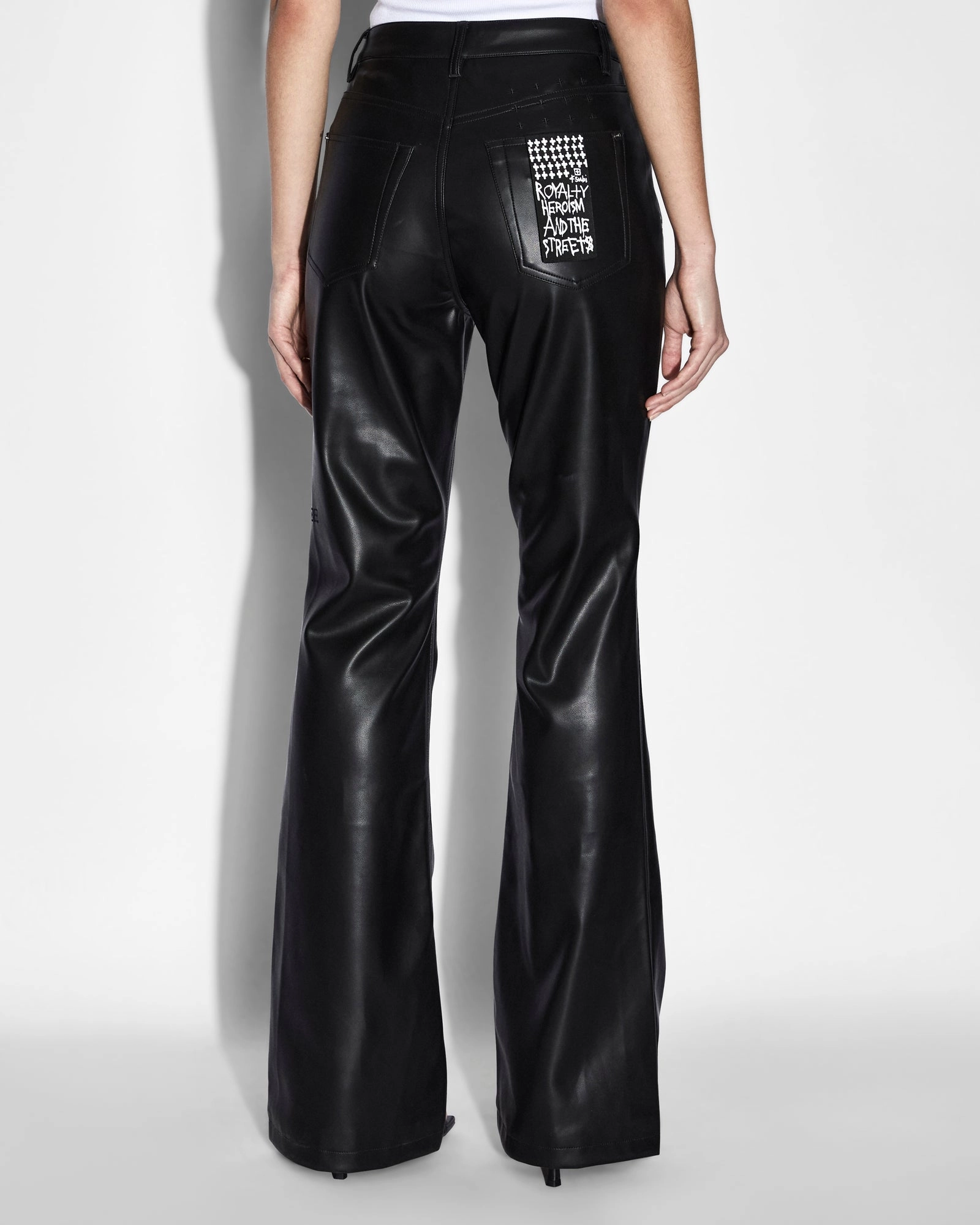 Decorative stitching Tough Flex SOHO PANT BLACK