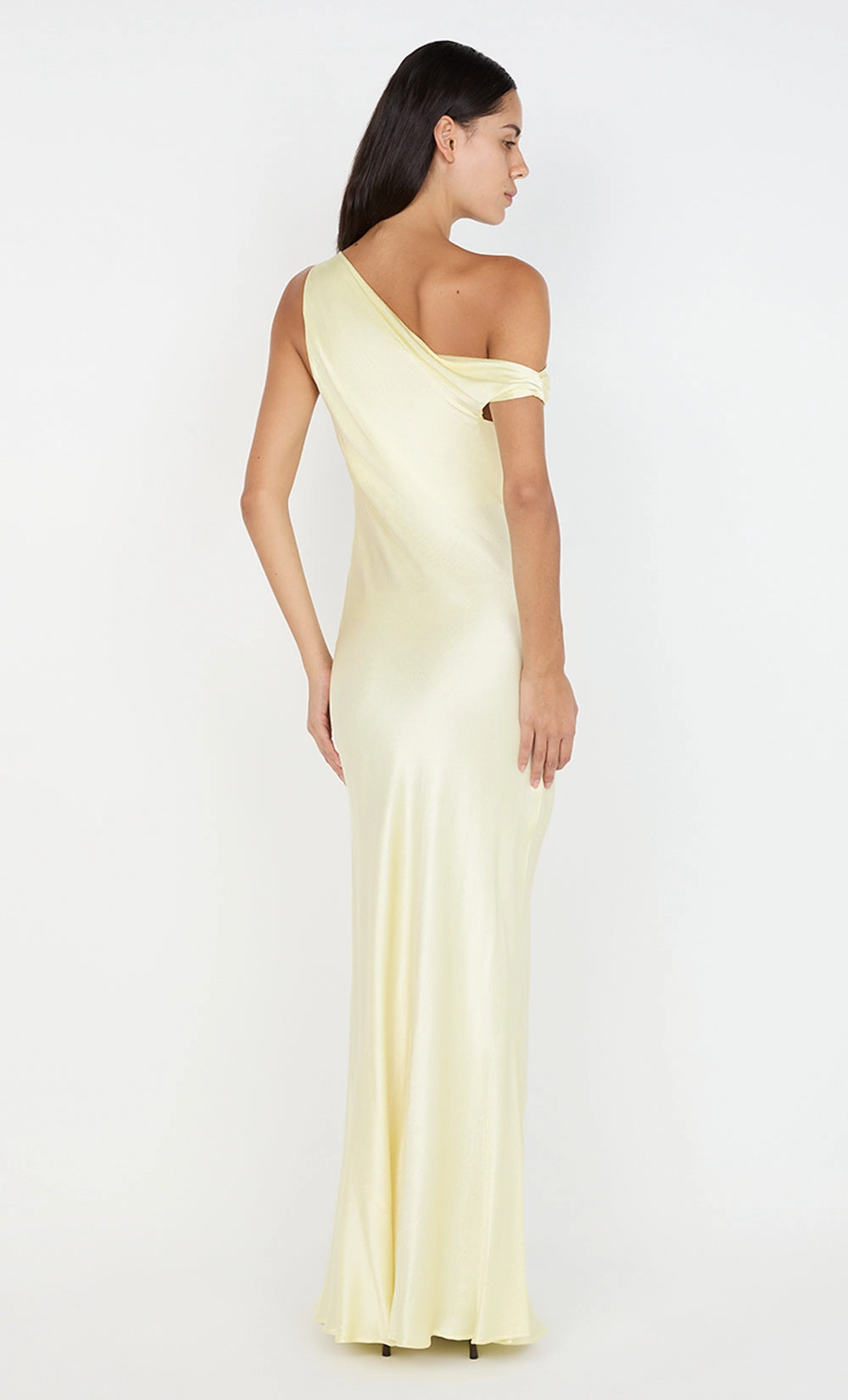 Luxe Look SOL ASYM DRESS - ICE YELLOW
