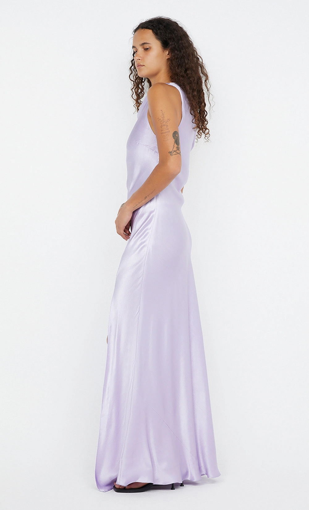 Flattering Style SOL ASYM DRESS - LILAC