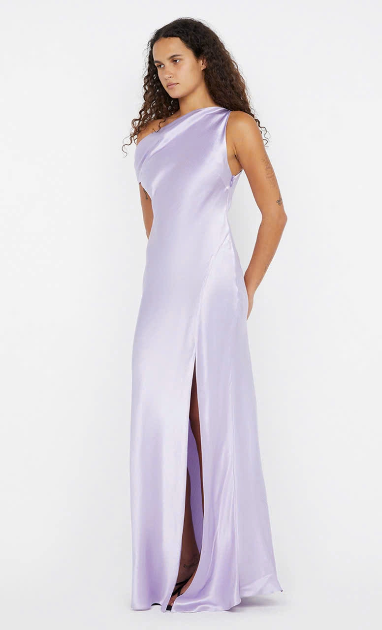SOL ASYM DRESS - LILAC Travel Essential