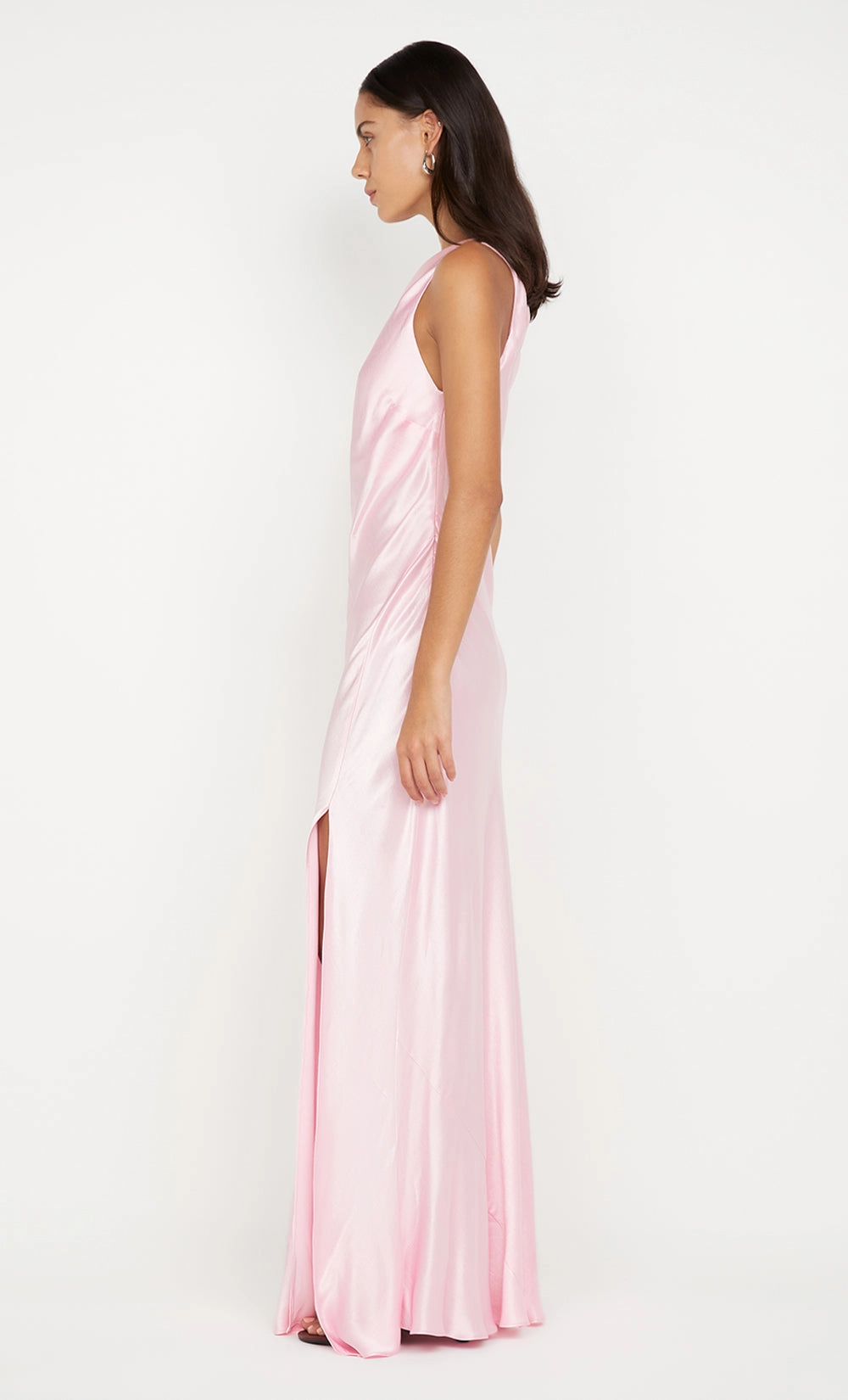 Shore Time Sunset Hour SOL ASYM DRESS - POWDER PINK