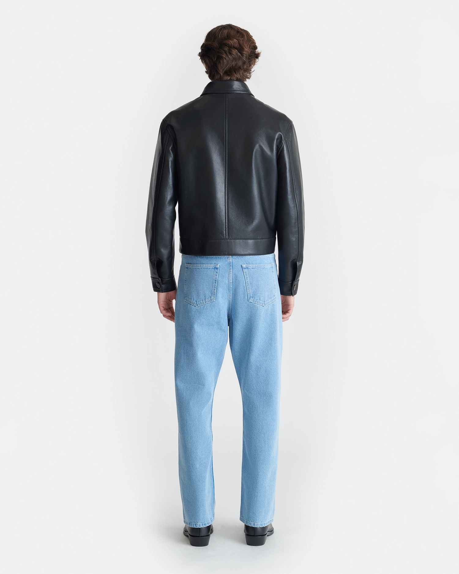 Ruben - Regenerated Leather Jacket - Black Top Rated