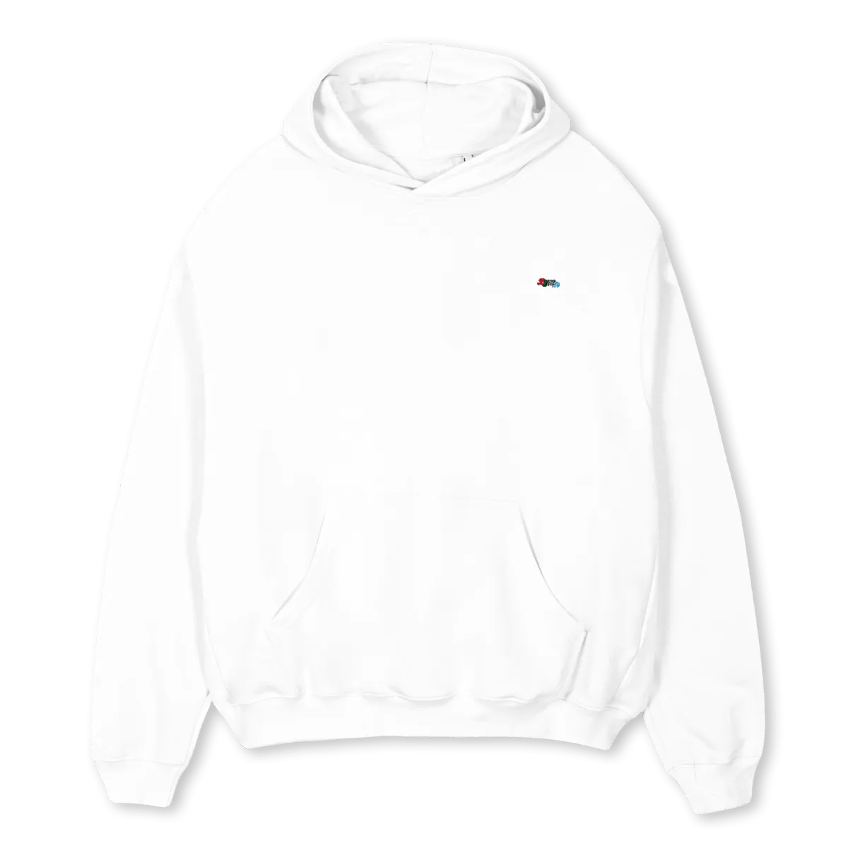 SOMMER HOODIES  White Oversized Hoodie.