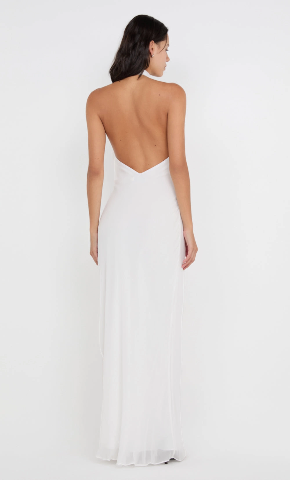 SONEVA WRAP DRESS - IVORY Flawless Waist Fit Premium Fabric