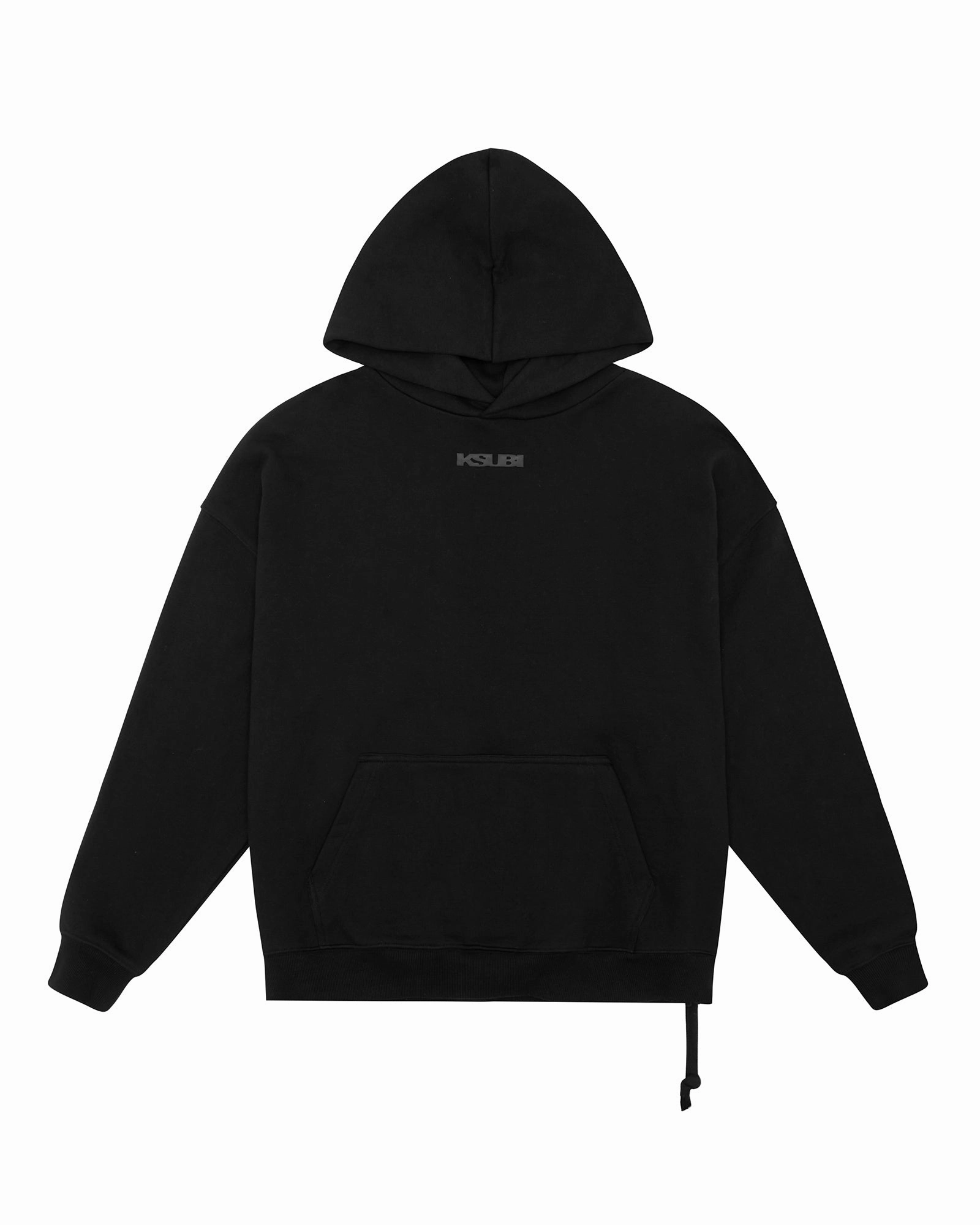 Double Needle Stitching SOTT EKCESS HOODIE JET BLACK