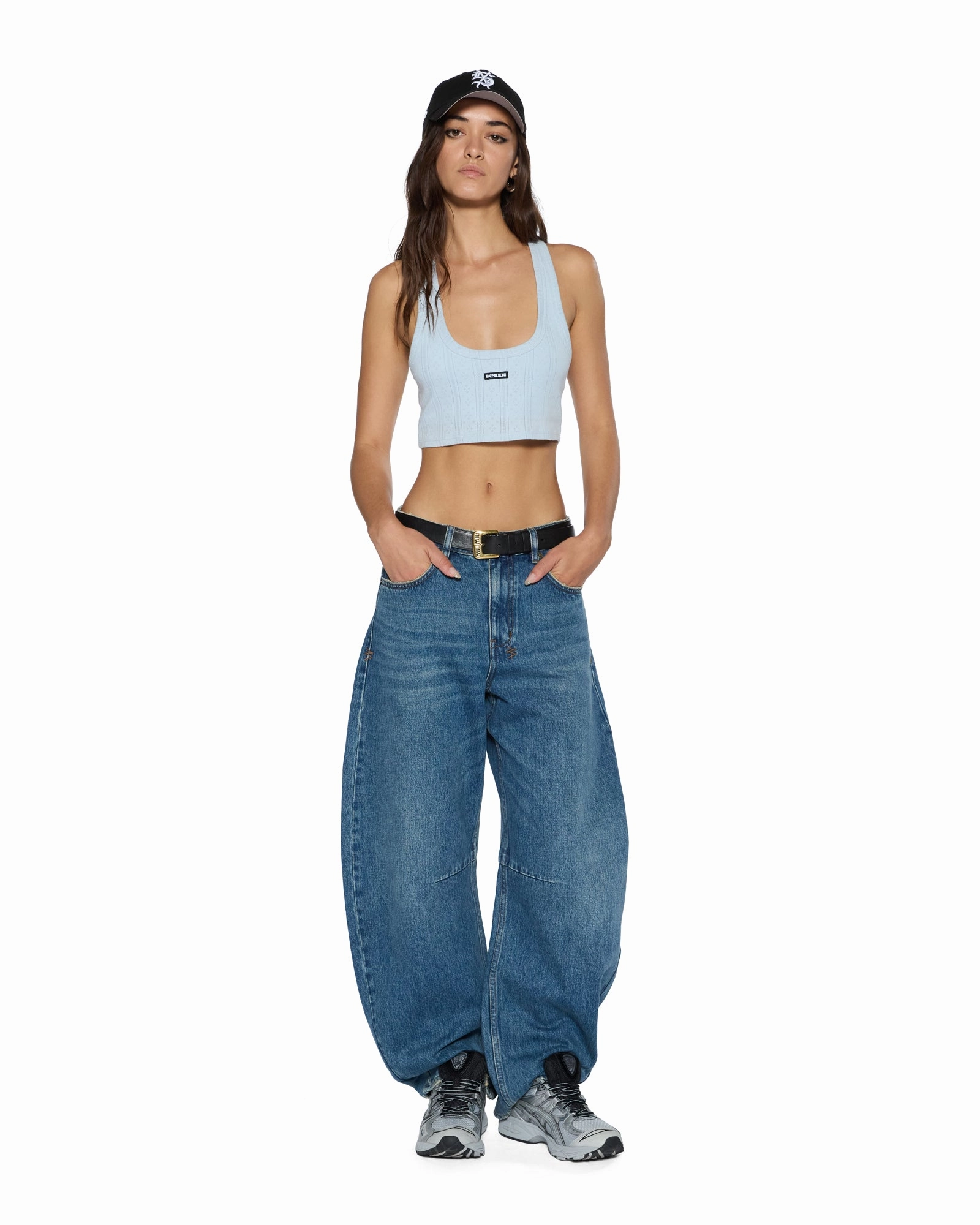 SOTT ORIGIN CROP TANK ICE MIST Sporty Cardigan