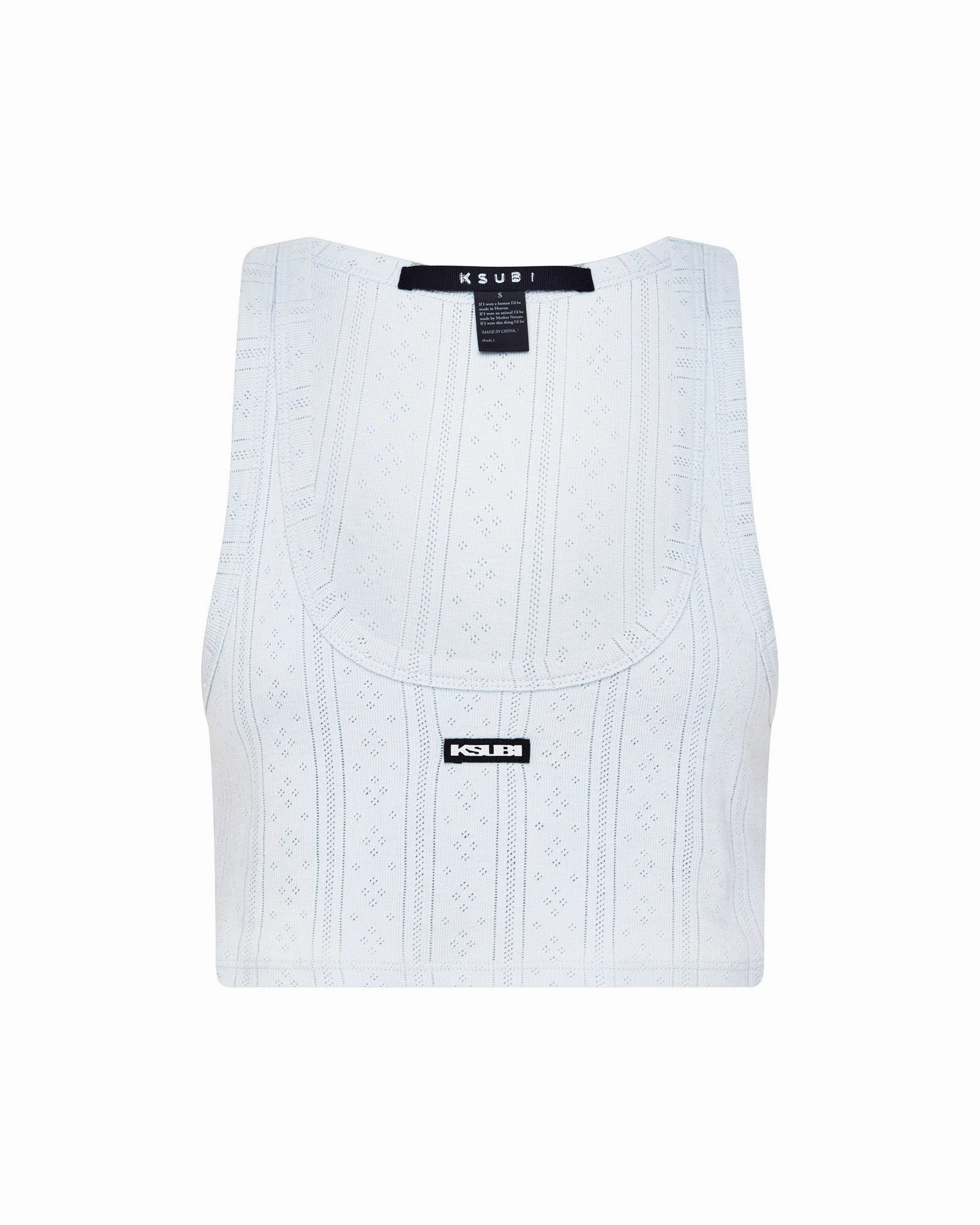 SOTT ORIGIN CROP TANK ICE MIST SnagFreeKnit Odor Resistant Fabric