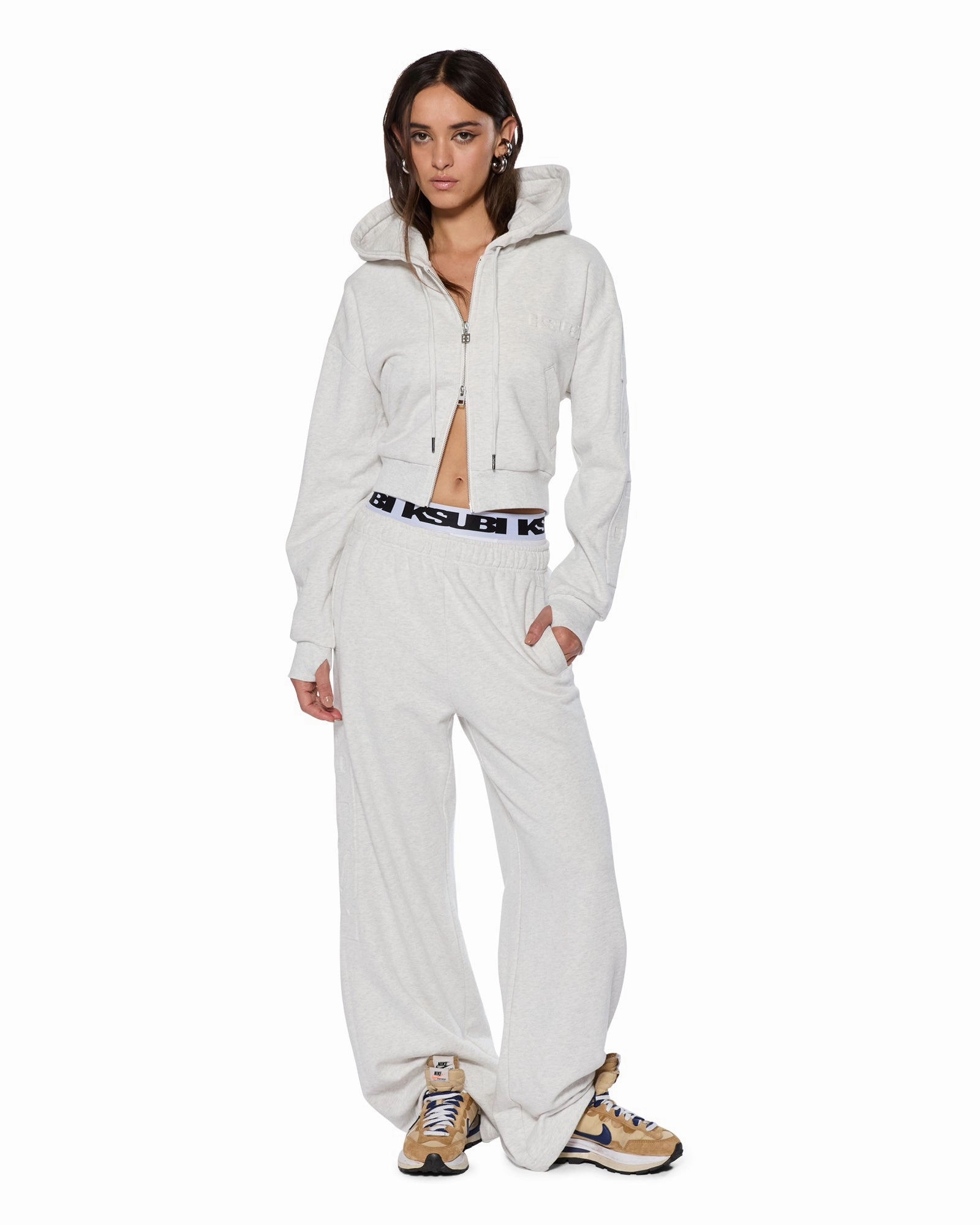 Under Layer FourWay Stretch Fabric SOTT ORIGIN HOODIE SNOW MARLE