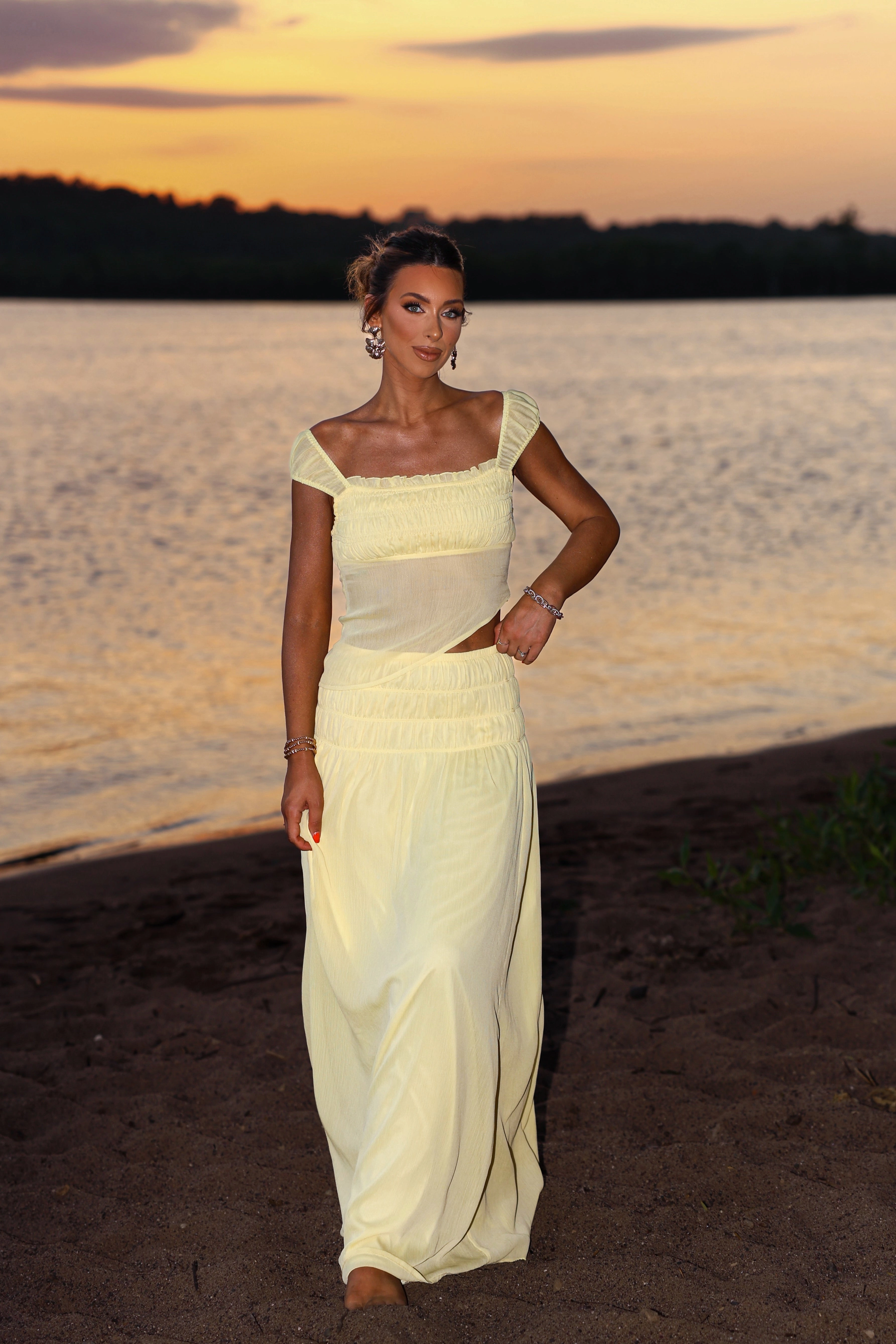 Tight Fit High-rise waist Southern Charm Skirt
