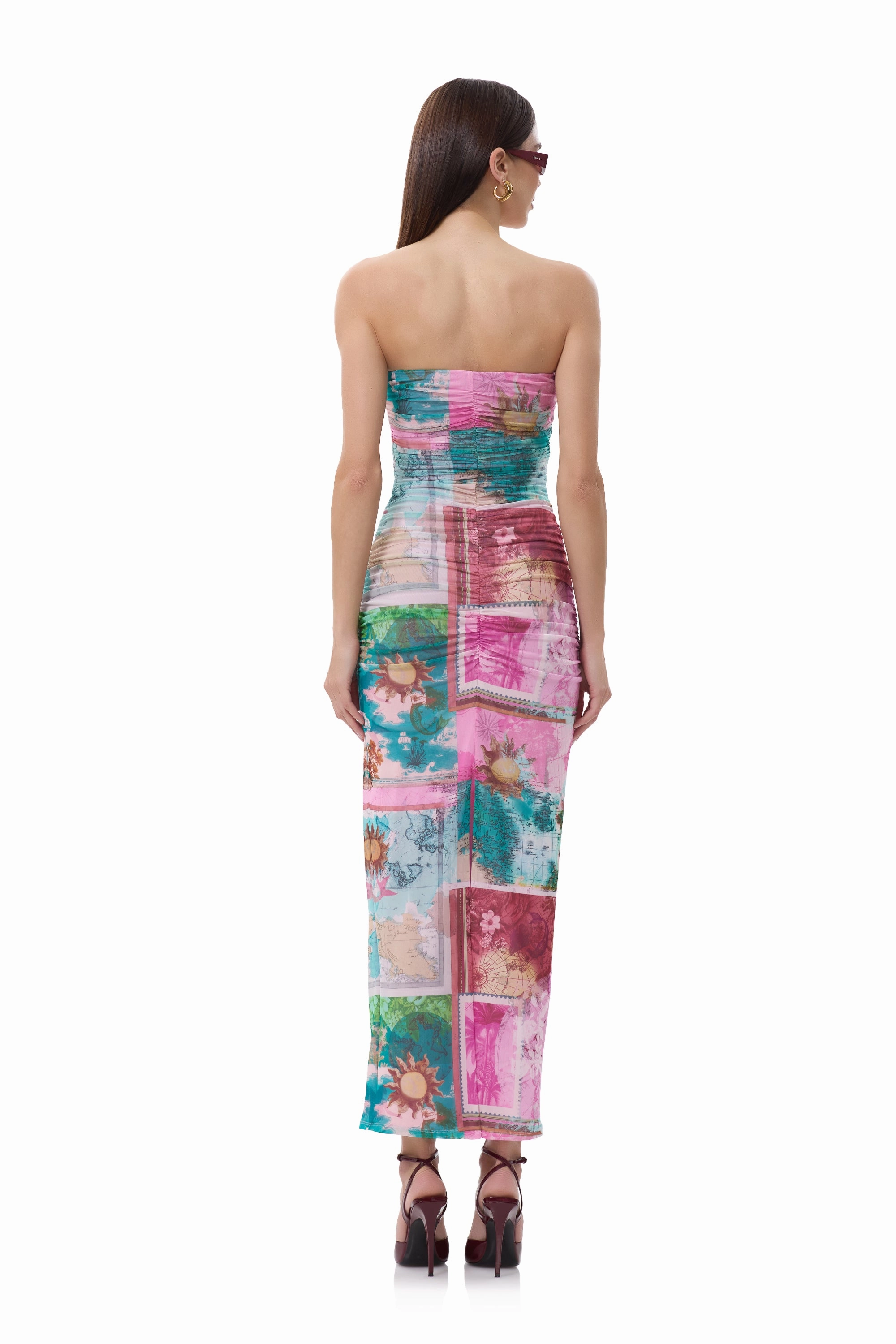 Relax Form Marlo Dress - Tropic Postcard