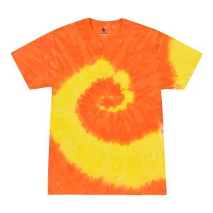 Spiral Yellow And Orange Tie Dye T-Shirt (CLEARANCE)