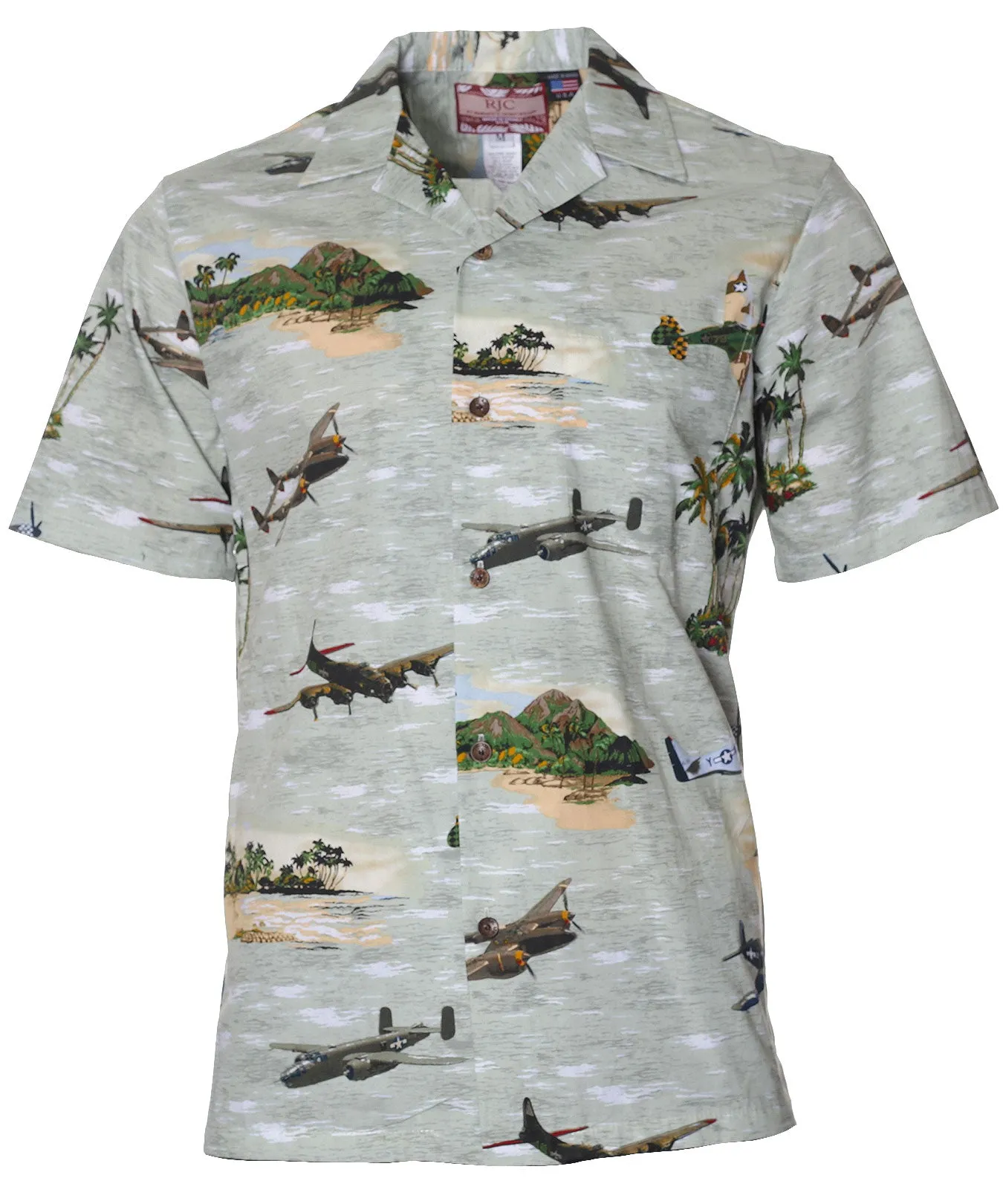 Spitfire Pacific Airplanes Aloha Shirt