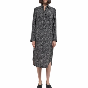 Split Sleeve Shirt Dress Heritage-Brand Calm Lines
