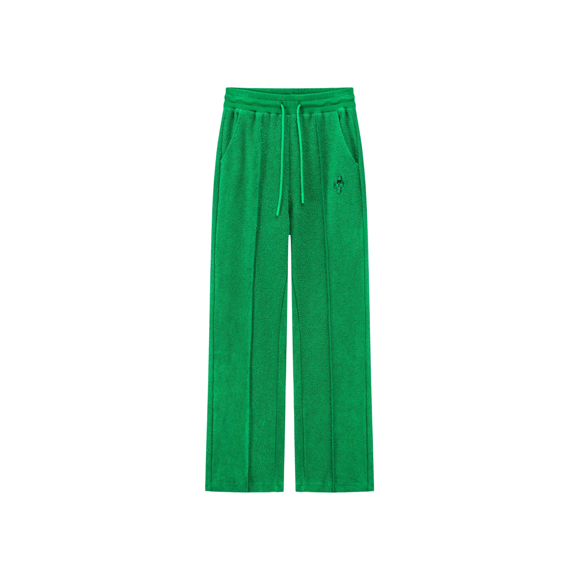 Sponge Towel Wide Jogger Pants