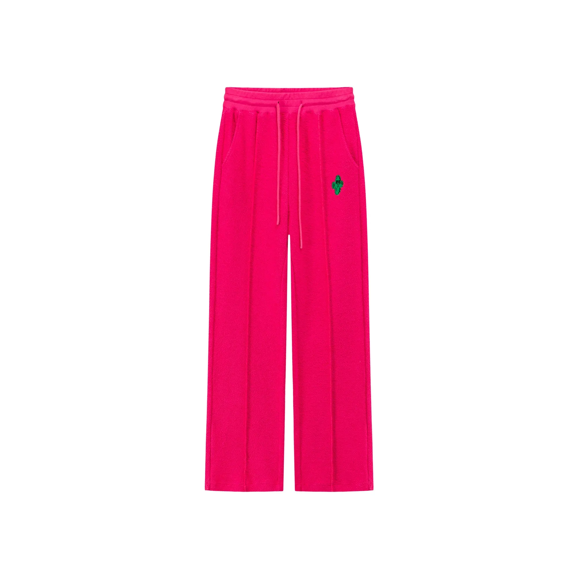 Sponge Towel Wide Jogger Pants