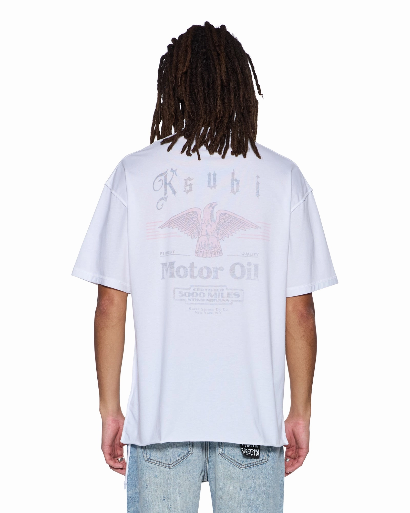TRUCKSTOP ECKESS SS TEE SLUB WHITE Perfect Fit Wear