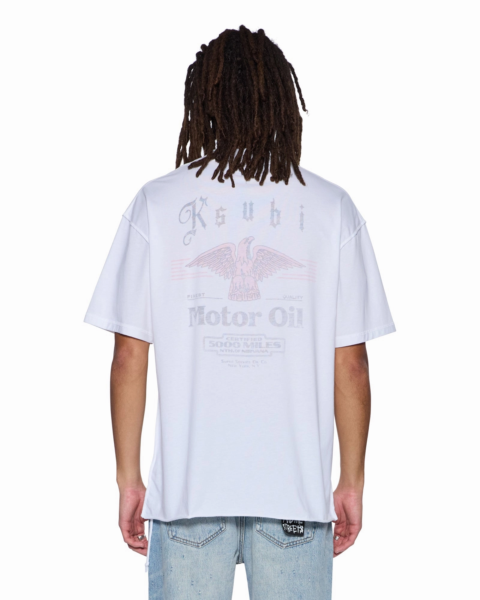 TRUCKSTOP ECKESS SS TEE SLUB WHITE sports performance