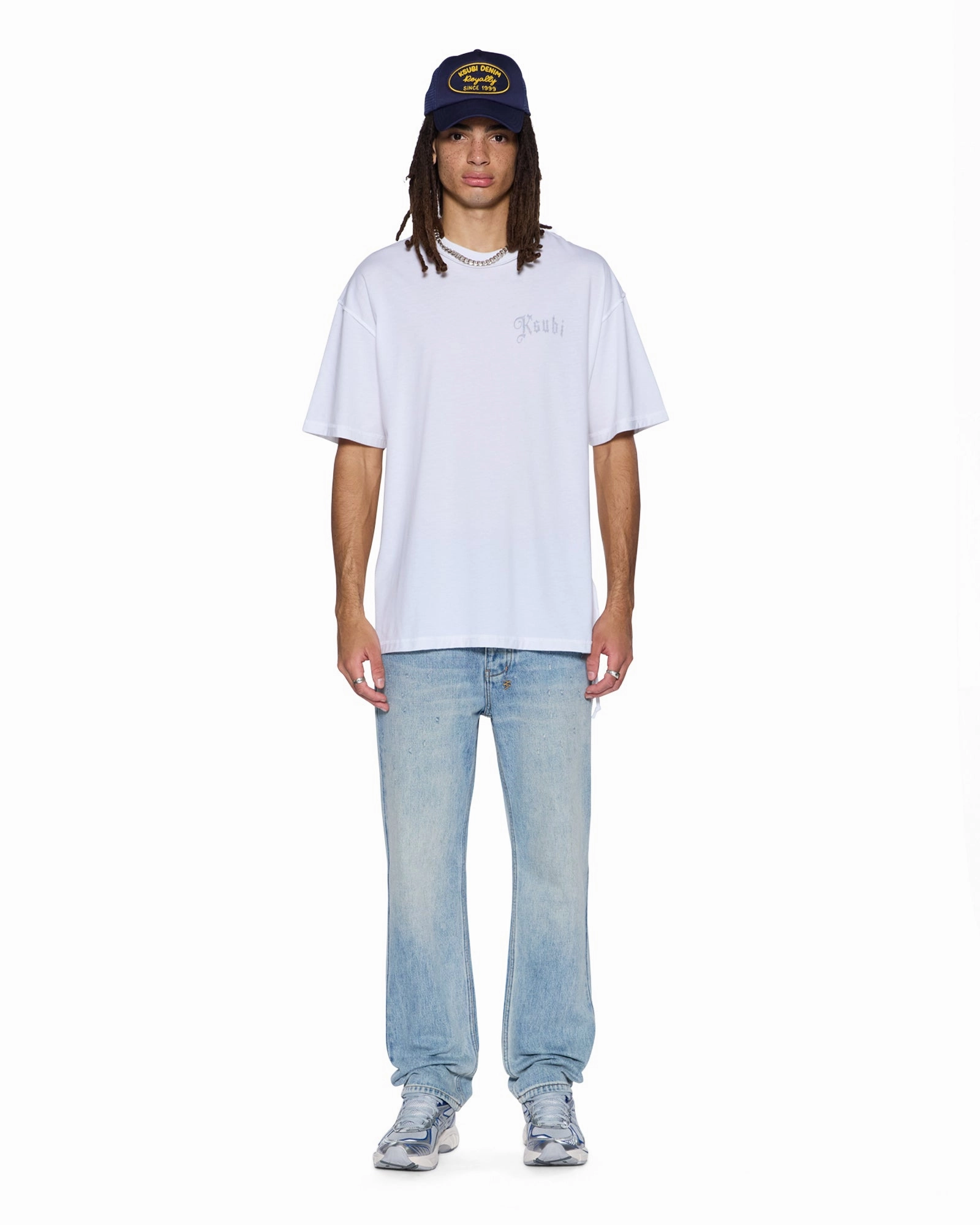 Low carbon footprint TRUCKSTOP ECKESS SS TEE SLUB WHITE