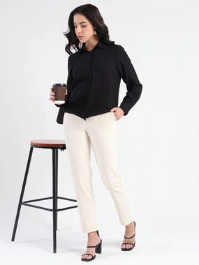 All-Ages Fit Madame Black Rayon Blend Shirt