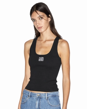 Hidden Ventilation Zones Anti Pilling STACKED ORIGIN TANK BLACK