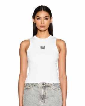 Tear Resistant Weave Seamless construction STACKED SYNDICATE TANK XTRA WHITE