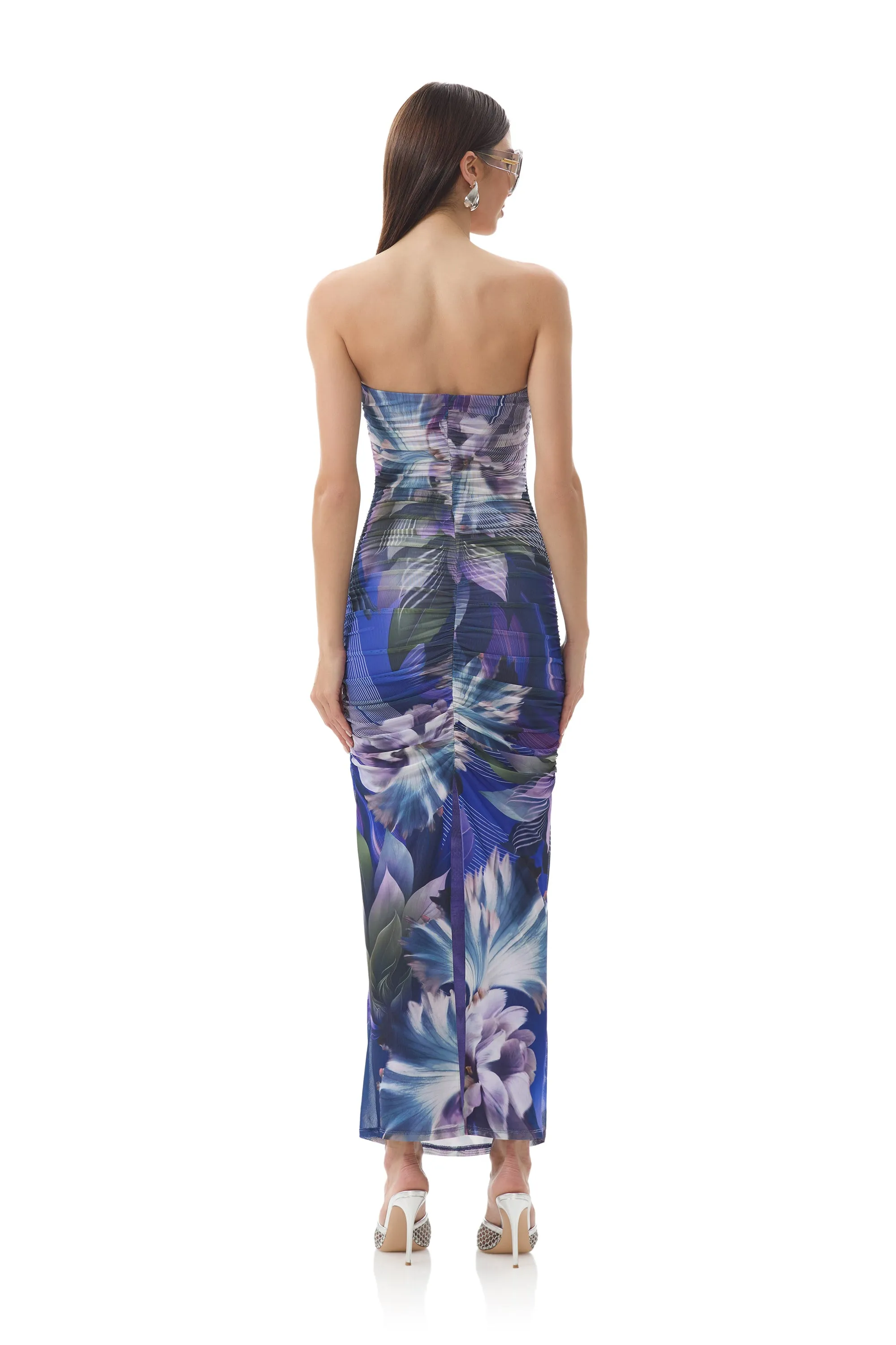 Marlo Dress - Abstract Orchid Stylish Waist Fit