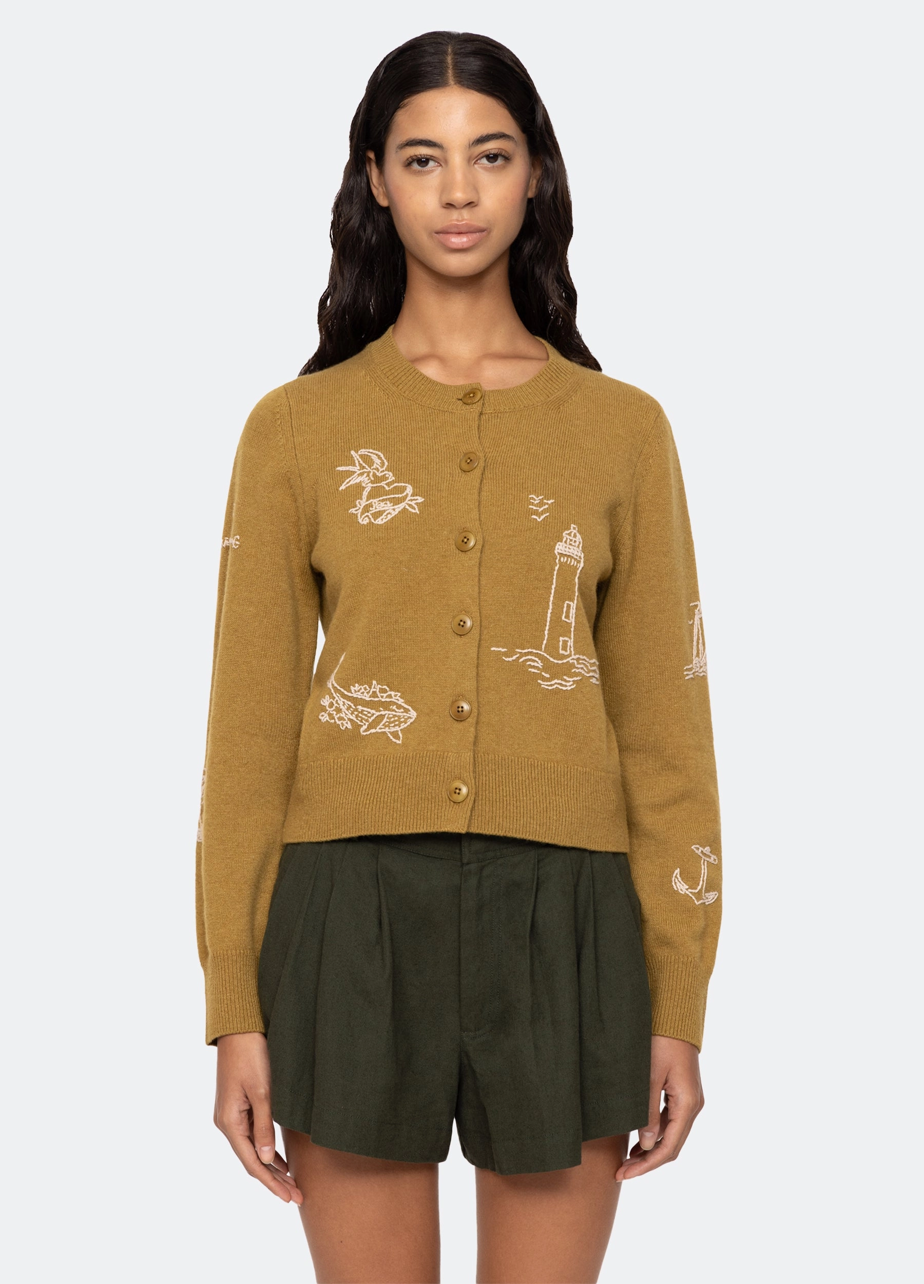 NonChafingTrim Water Repellent Finish Clyde Cardigan