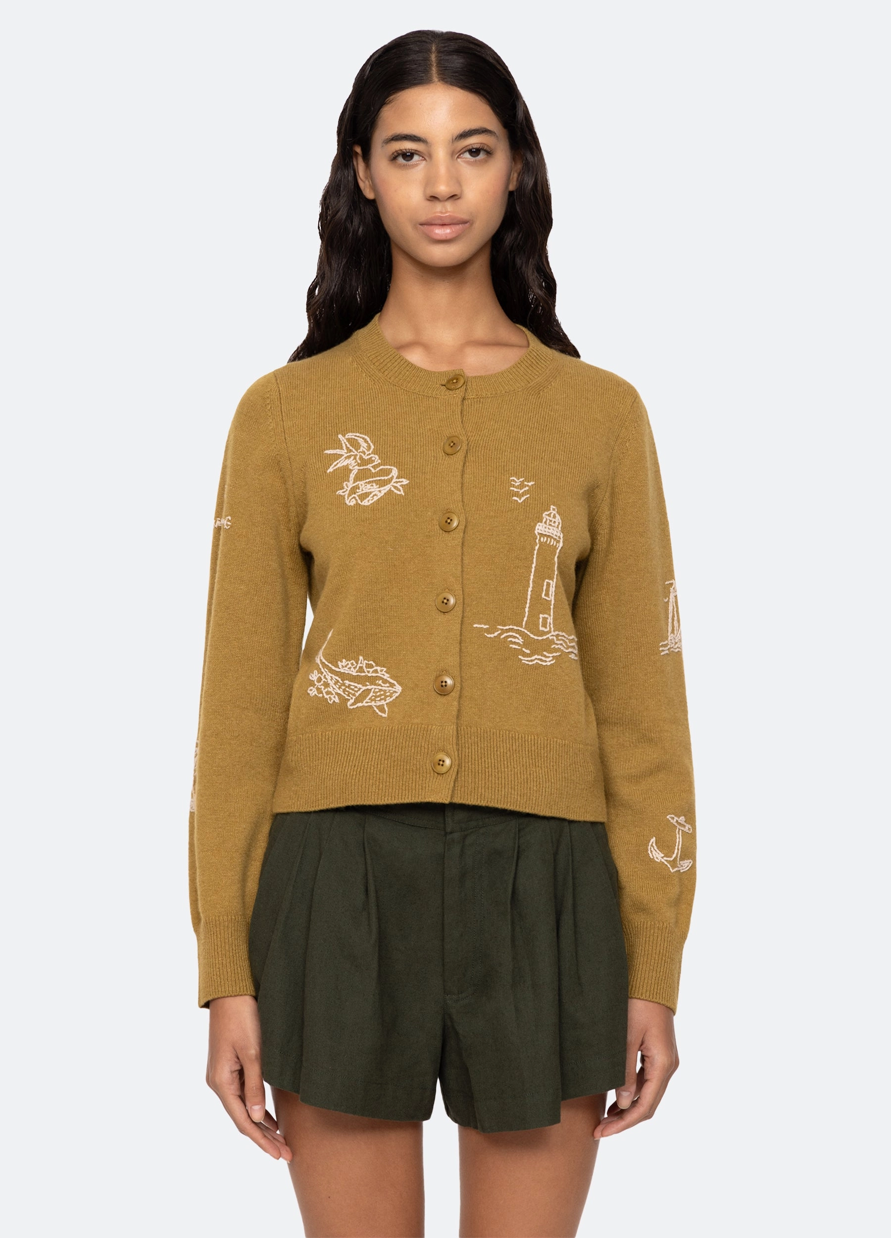 hypoallergenic material All Season Wear Fabric Clyde Cardigan
