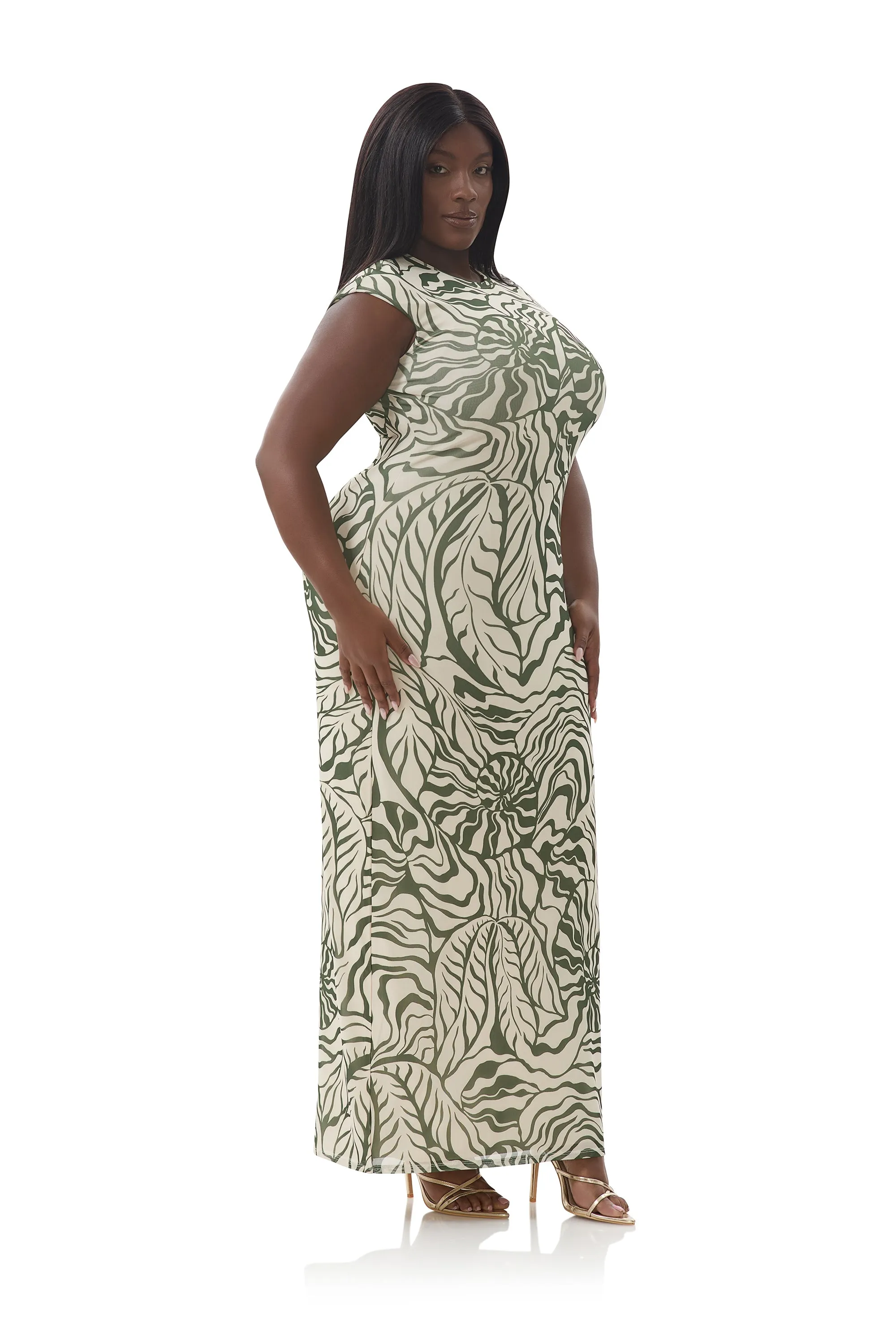 Cody Dress - Tonal Shell Gloss Accent