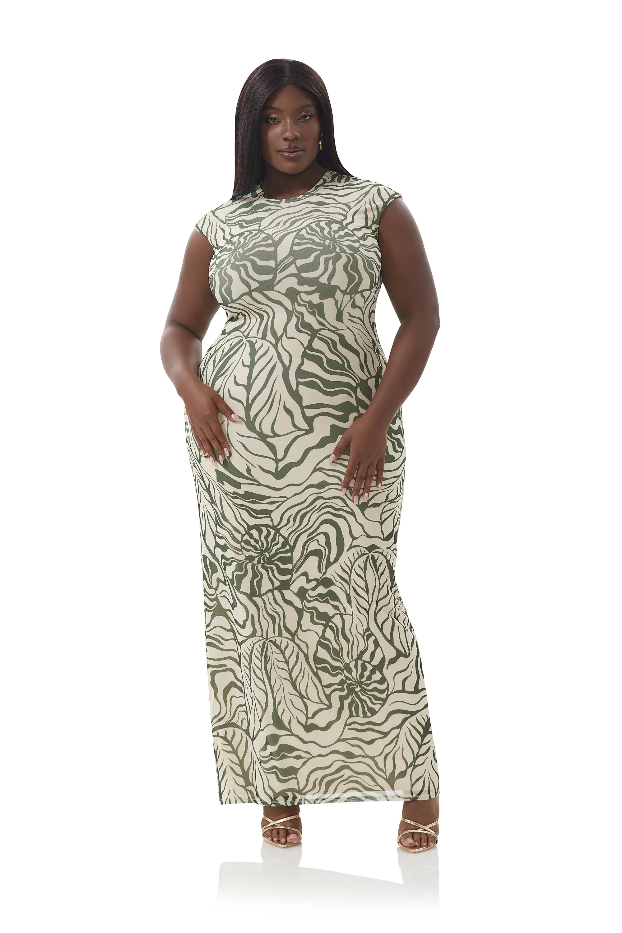Cody Dress - Tonal Shell Subtle Mood plus-size